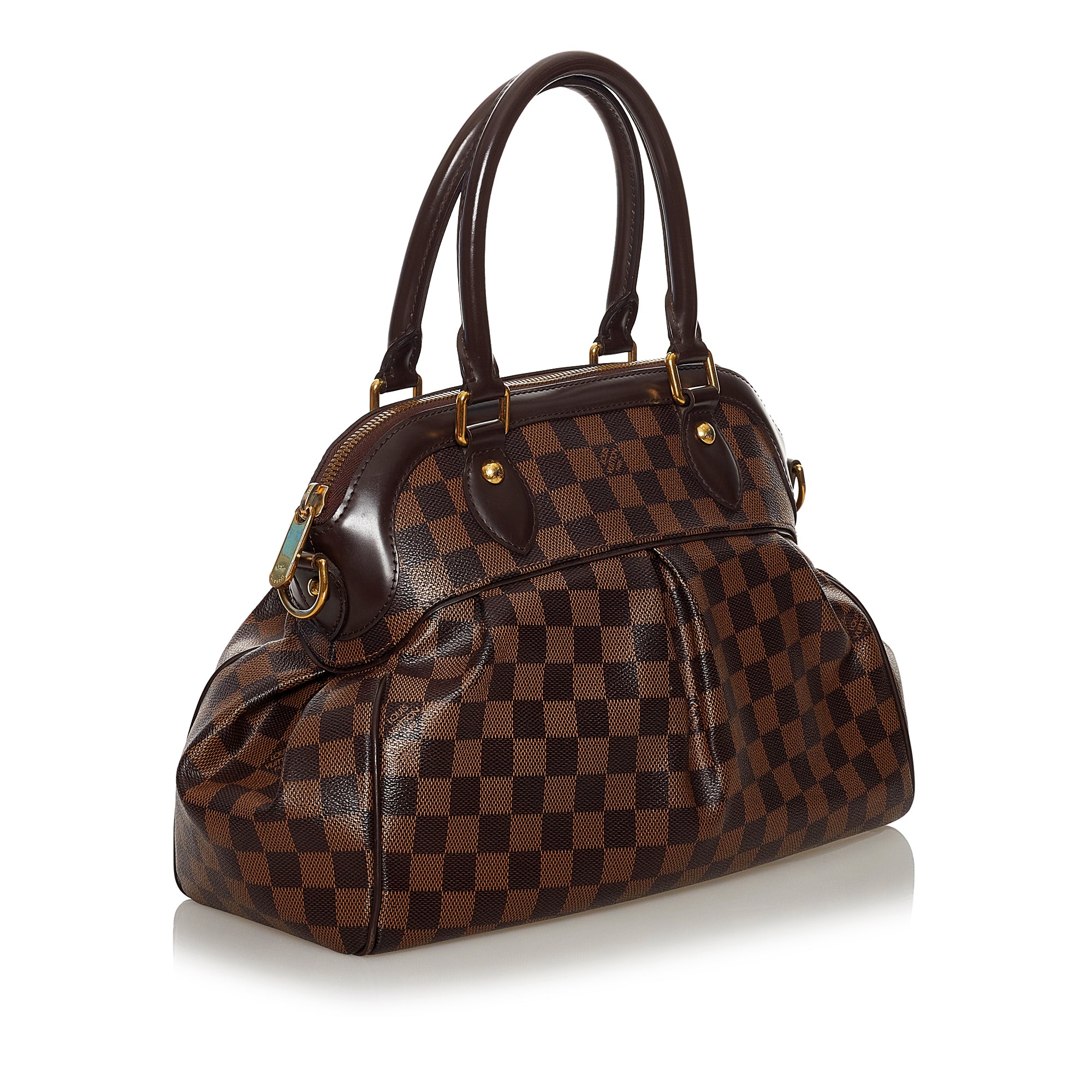 Brown Louis Vuitton Damier Ebene Trevi PM Satchel – Designer Revival