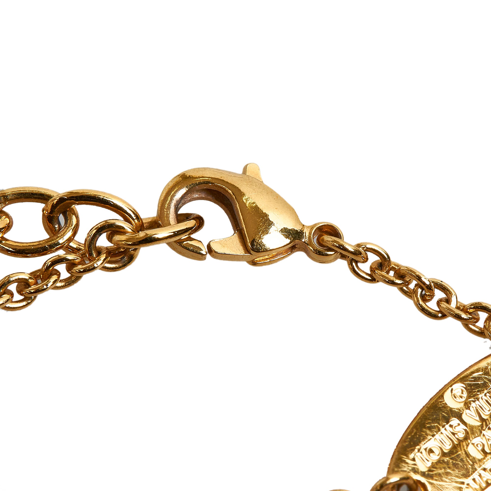 Louis Vuitton Gold My Blooming Strass Bracelet QJJ4I817DB000
