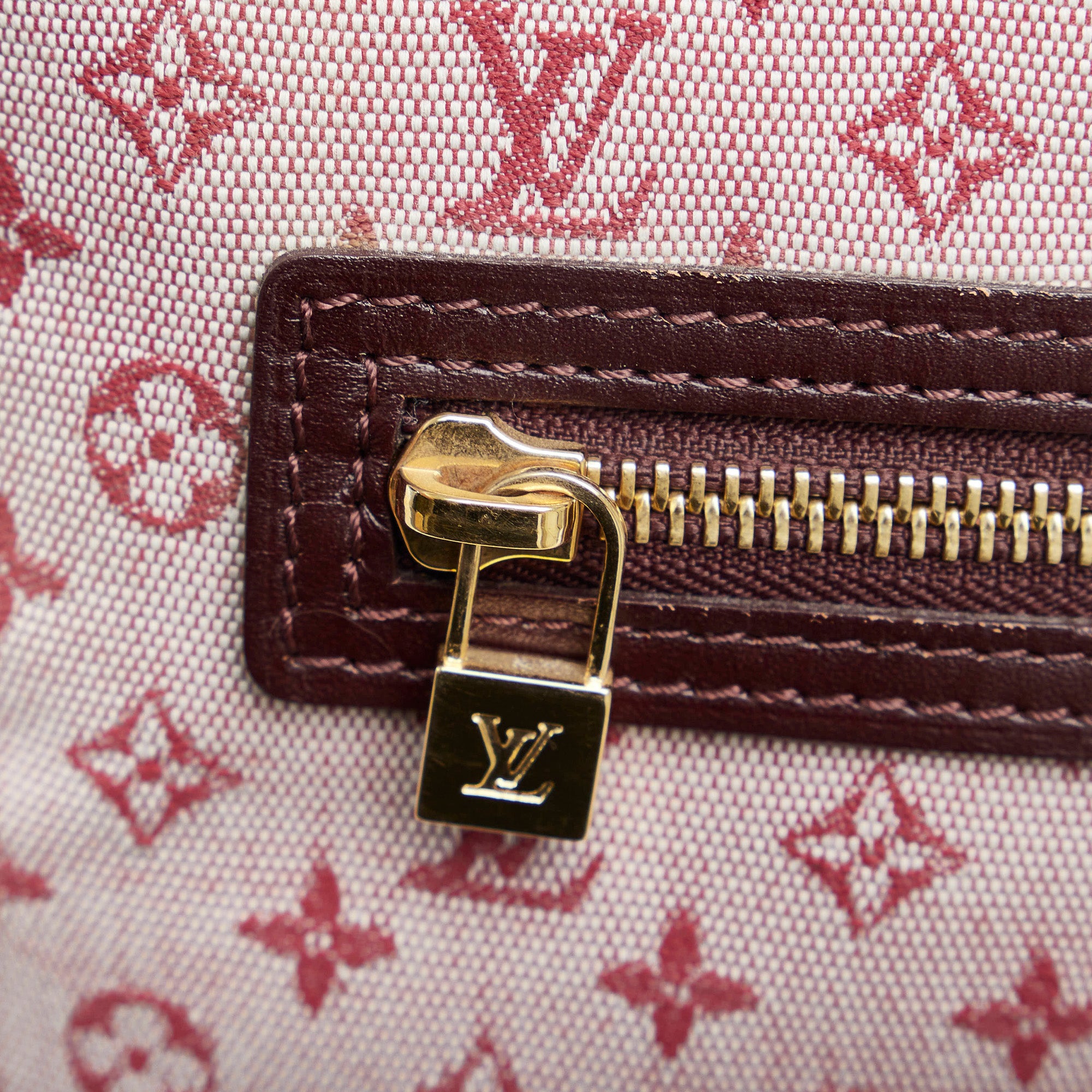 Louis Vuitton Cherry Monogram Mini Lin Canvas and Patent Leather