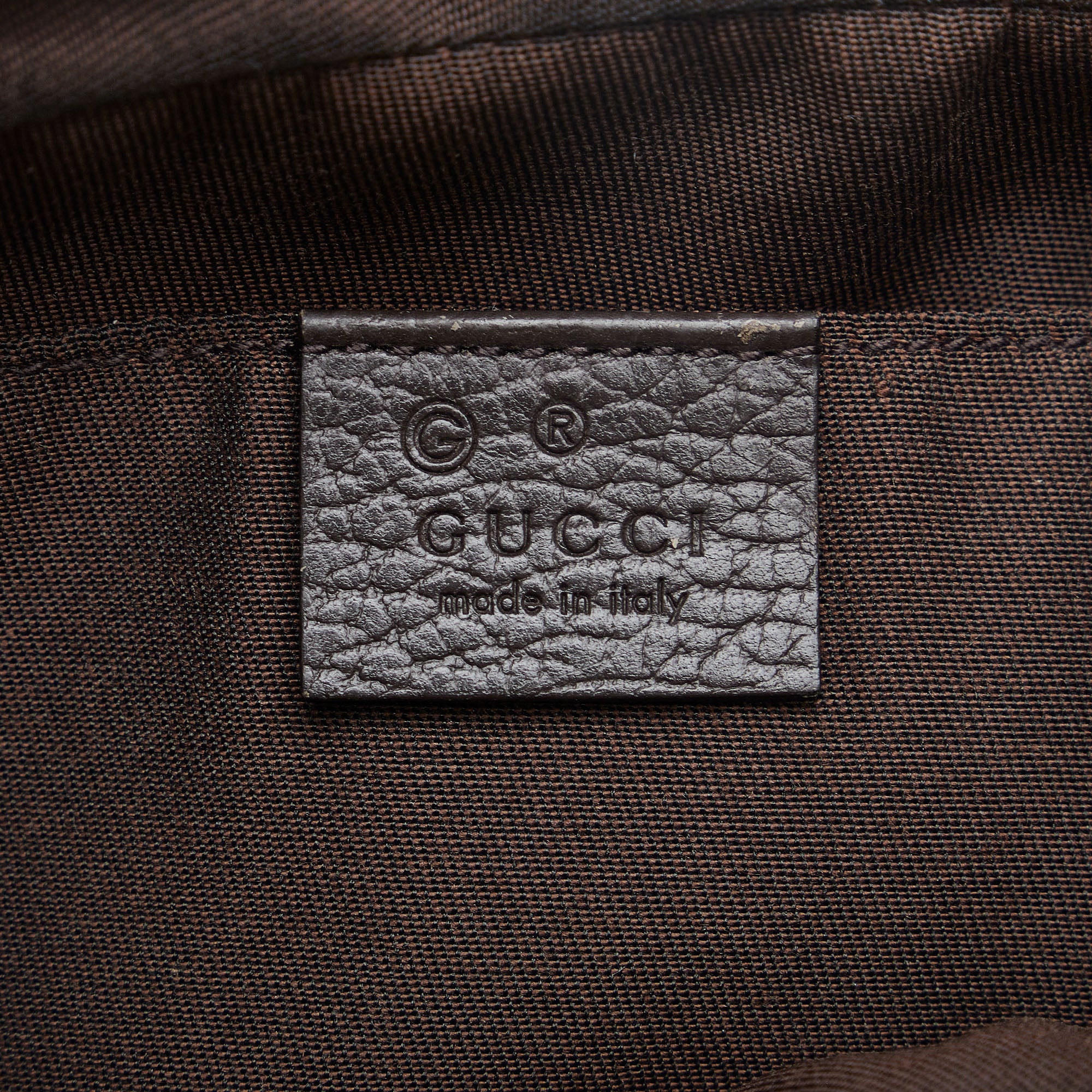 Gucci Brown GG Canvas Belt Bag Cloth Cloth ref.971934 - Joli Closet