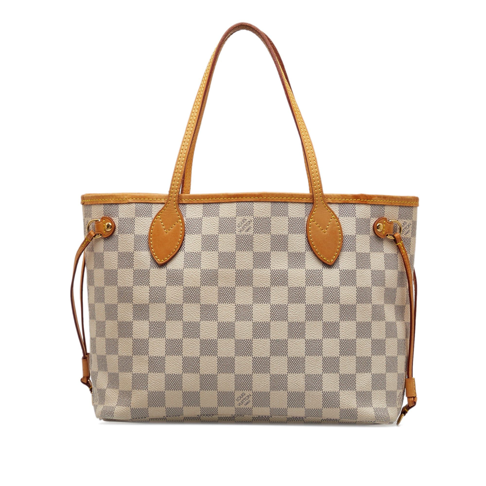 Louis Vuitton Neverfull MM in Damier Azur with Beige Lining & Zip Pouch -  SOLD