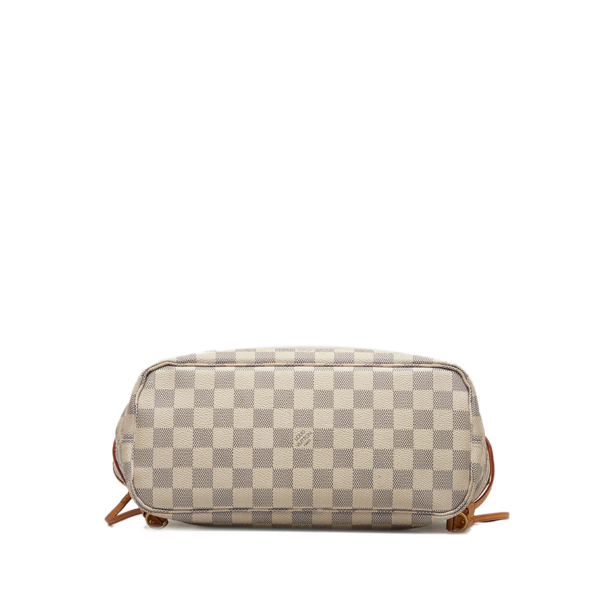 Louis Vuitton White Damier Azur Neverfull PM - ShopStyle Tote Bags