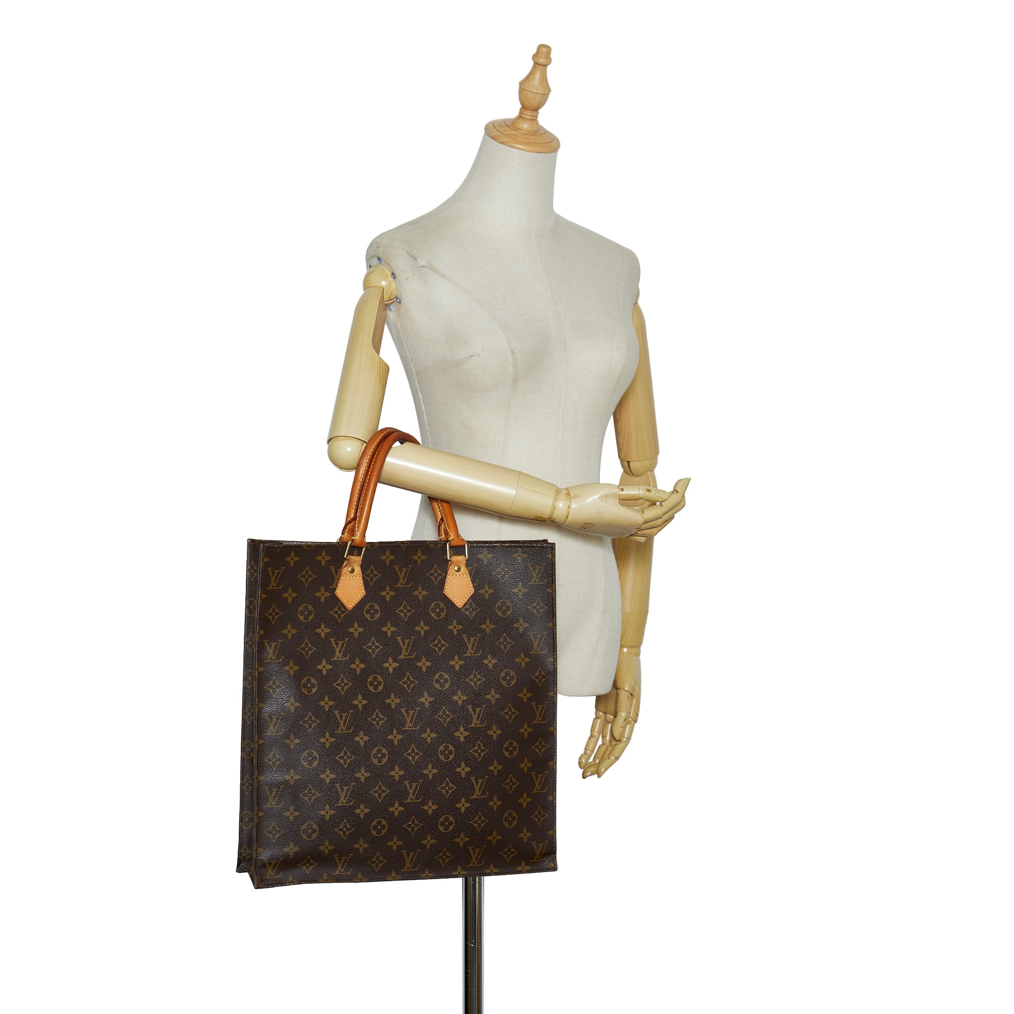 Louis Vuitton Malletier Monogram Sac Plat - Brown Totes, Handbags -  LOU729515
