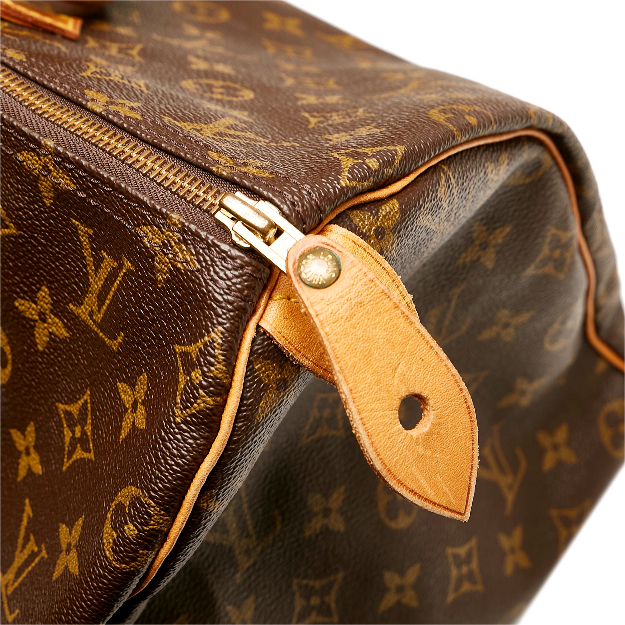 Louis Vuitton Vintage - Monogram Speedy 40 - Brown - Monogram Canvas x  Vachetta Leather Boston Bag - Luxury High Quality - Avvenice