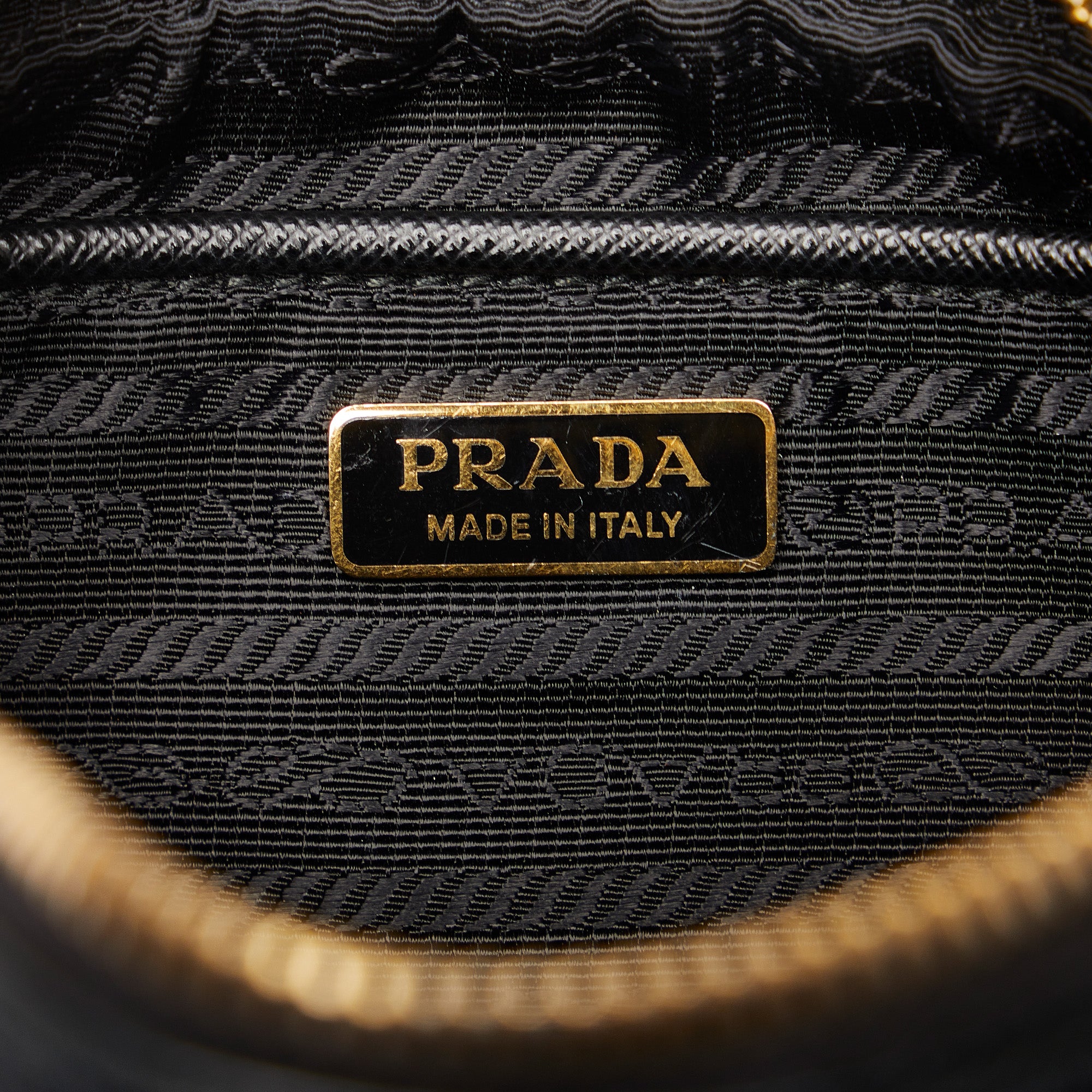 Black Prada Saffiano Lux Camera Bag – Designer Revival