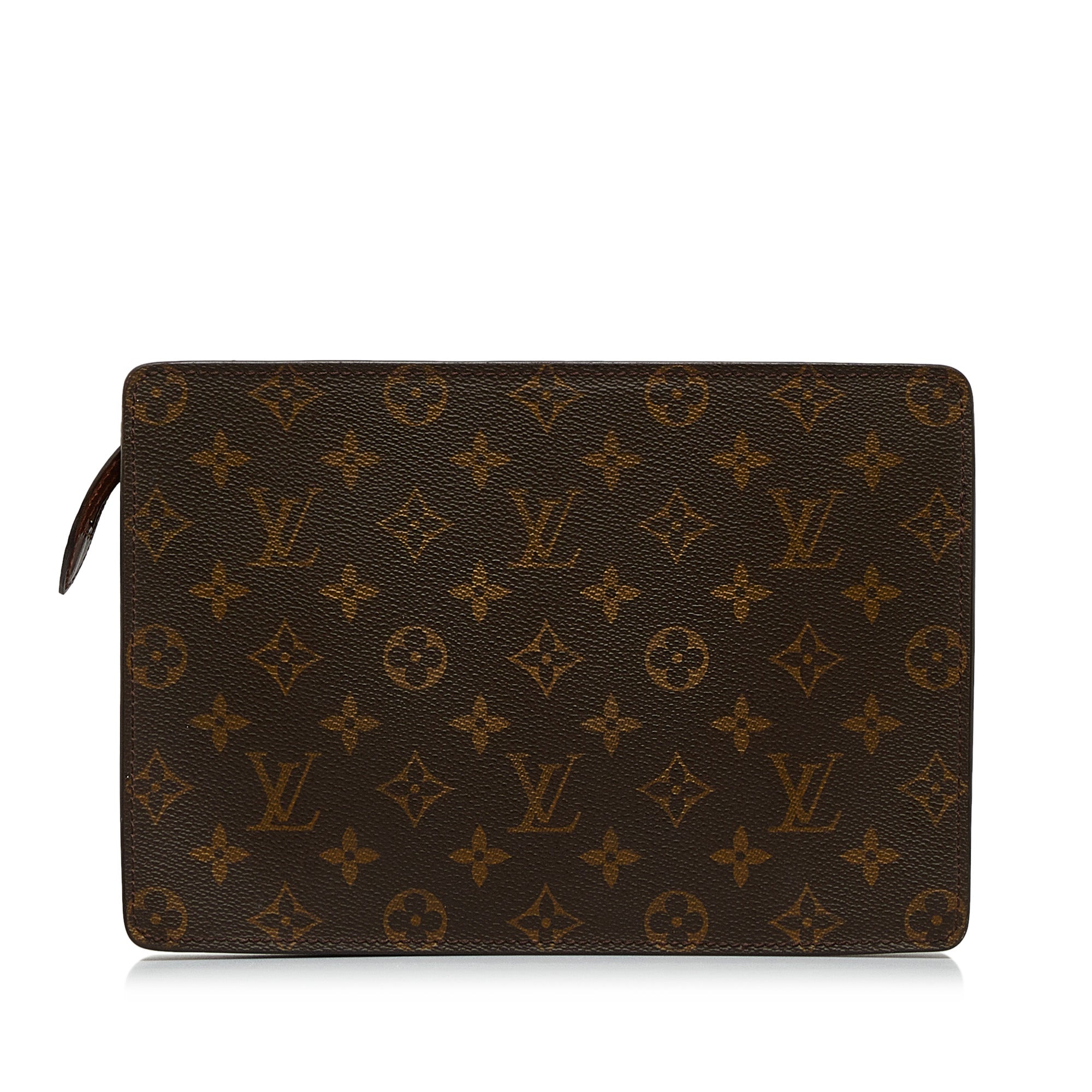 Louis Vuitton - Authenticated Clutch Bag - Cloth Brown for Women, Very Good Condition