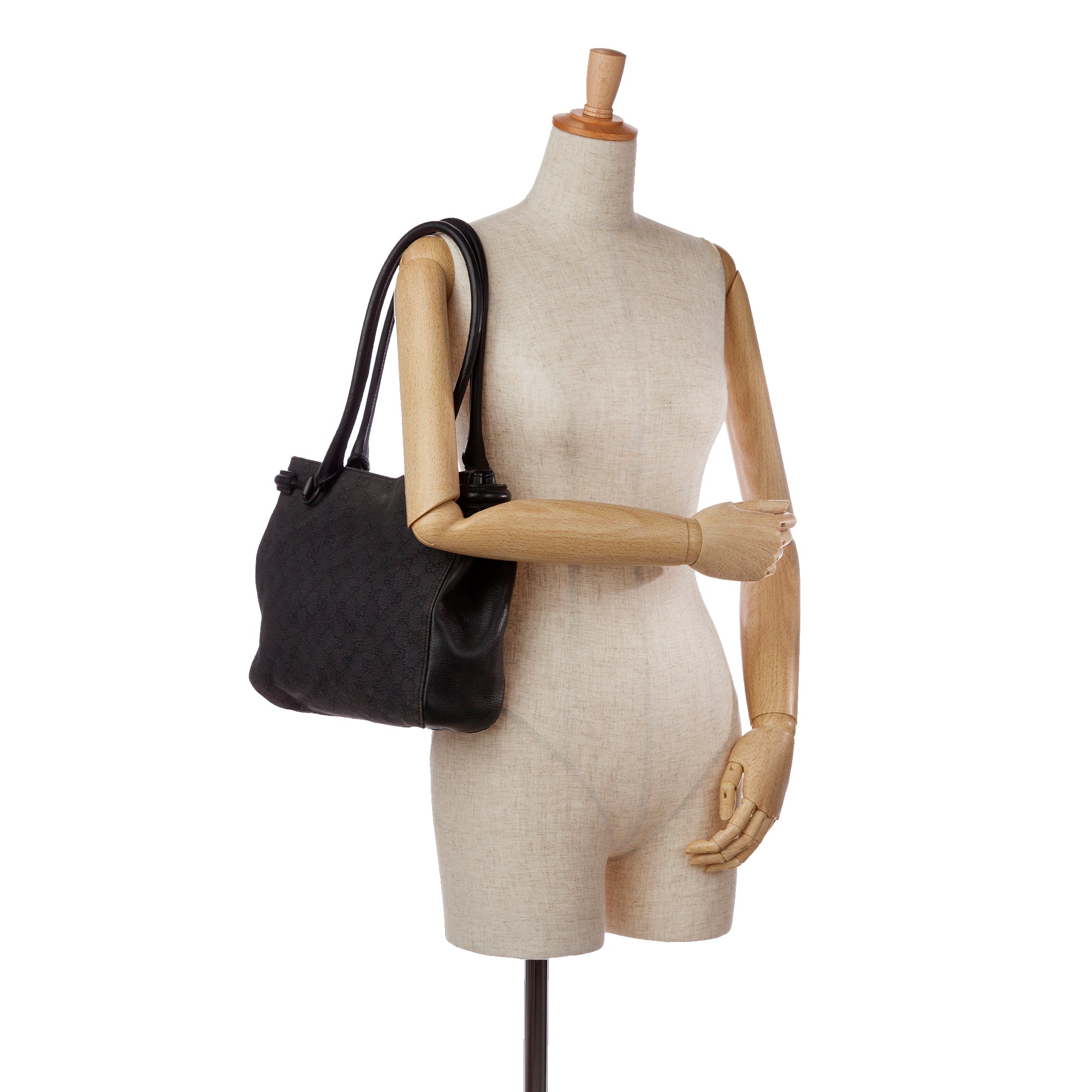 Black Gucci Canvas Tote Bag – Designer Revival