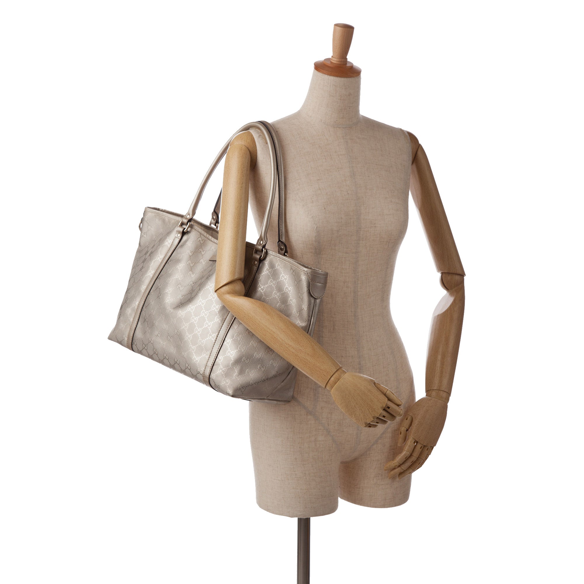 Silver Gucci GG Imprime Joy Tote Bag – Designer Revival