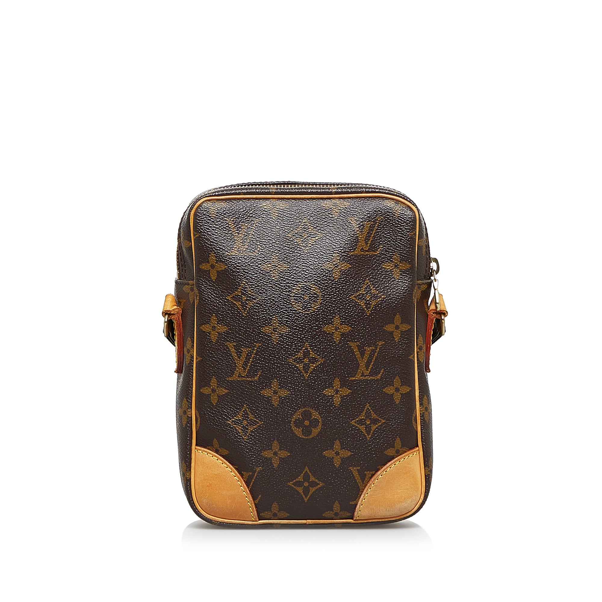 Louis Vuitton - Authenticated Danube Bag - Denim - Jeans Brown Plain for Men, Good Condition