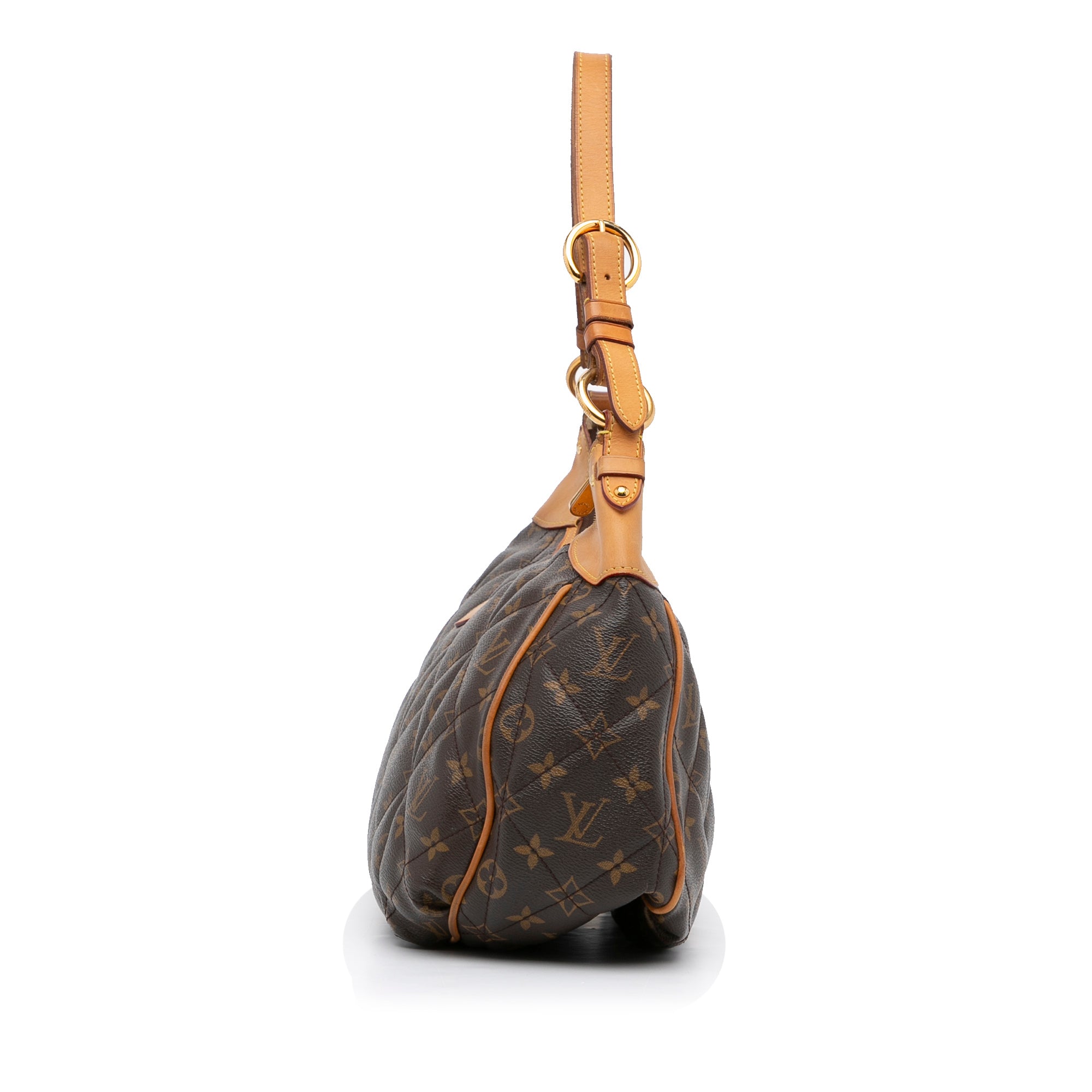Louis Vuitton Pochette Croissant Monogram Canvas Shoulder Handbag