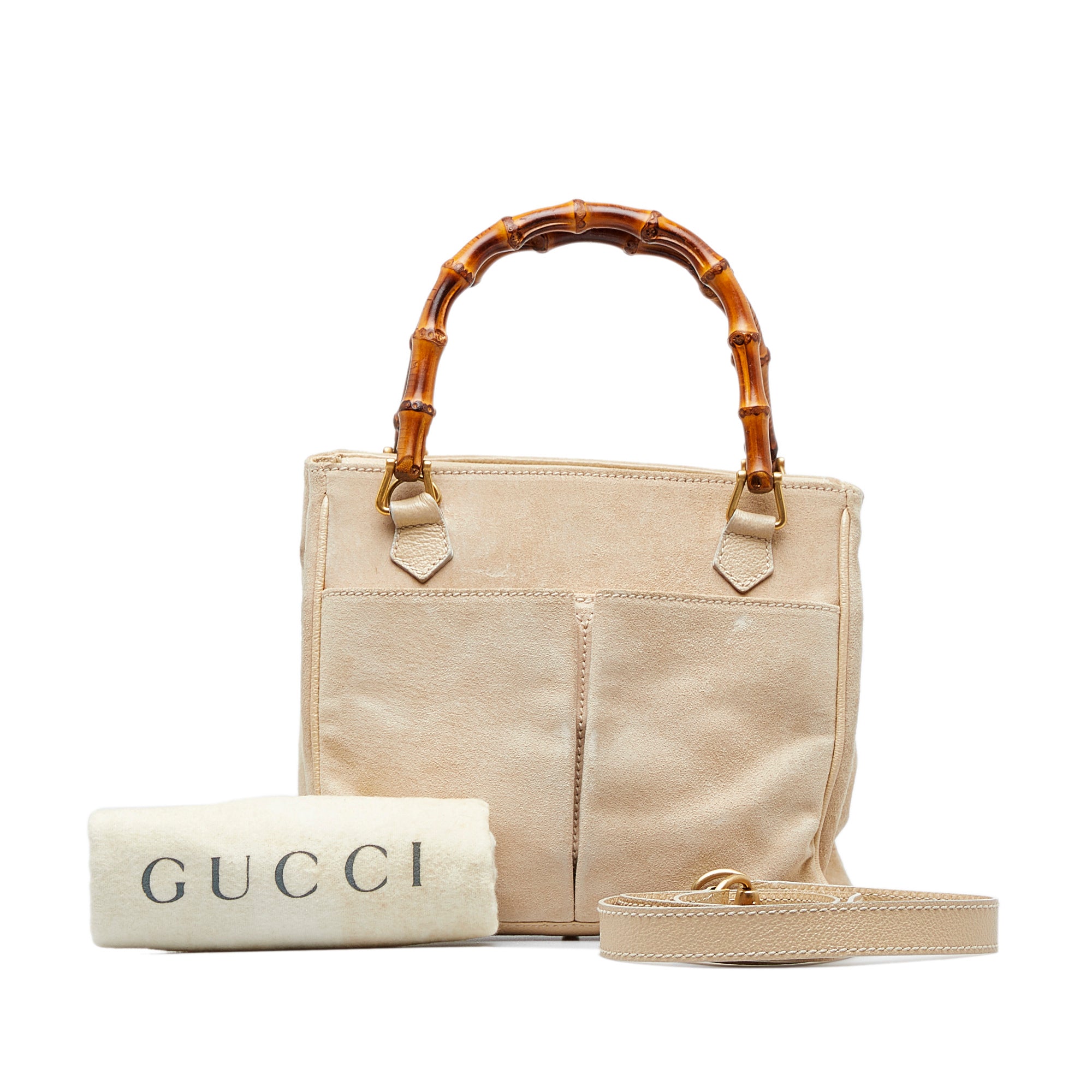Gucci, Bags, Gucci Authentic Bamboo Black Zipper Purse Makeup Bag Travel