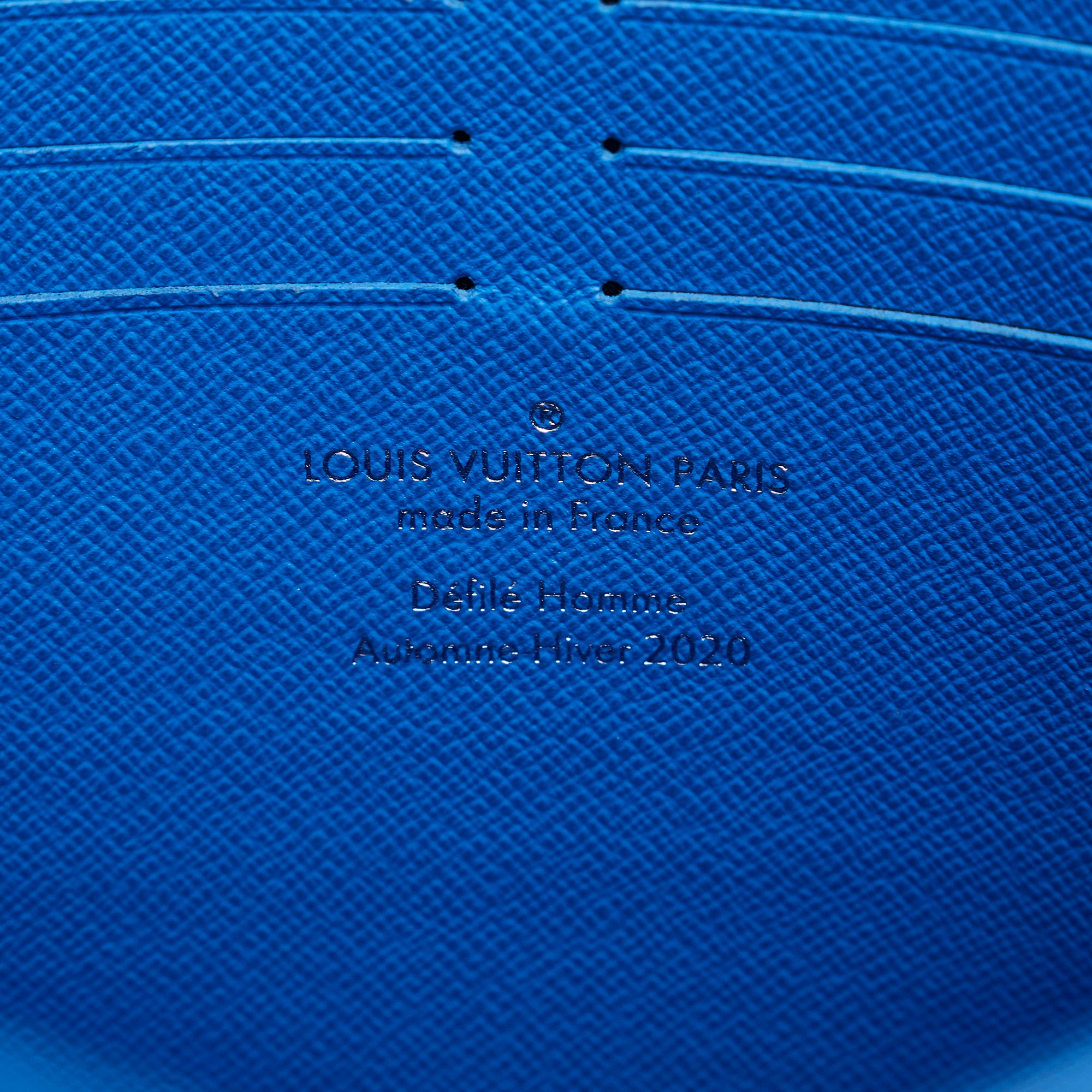 Louis Vuitton Slender Wallet Clouds Monogram Blue 'Off White