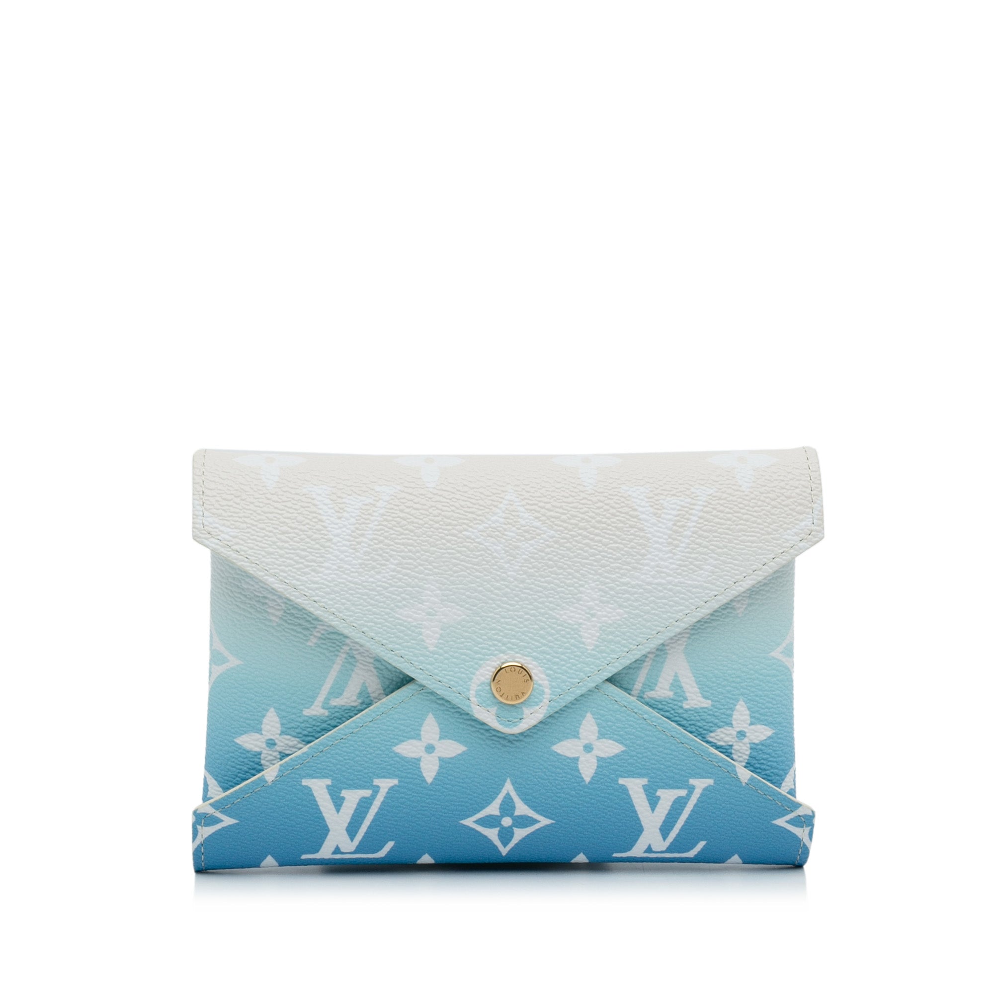 Medium clutch bag Kirigami By the pool Louis Vuitton Light blue