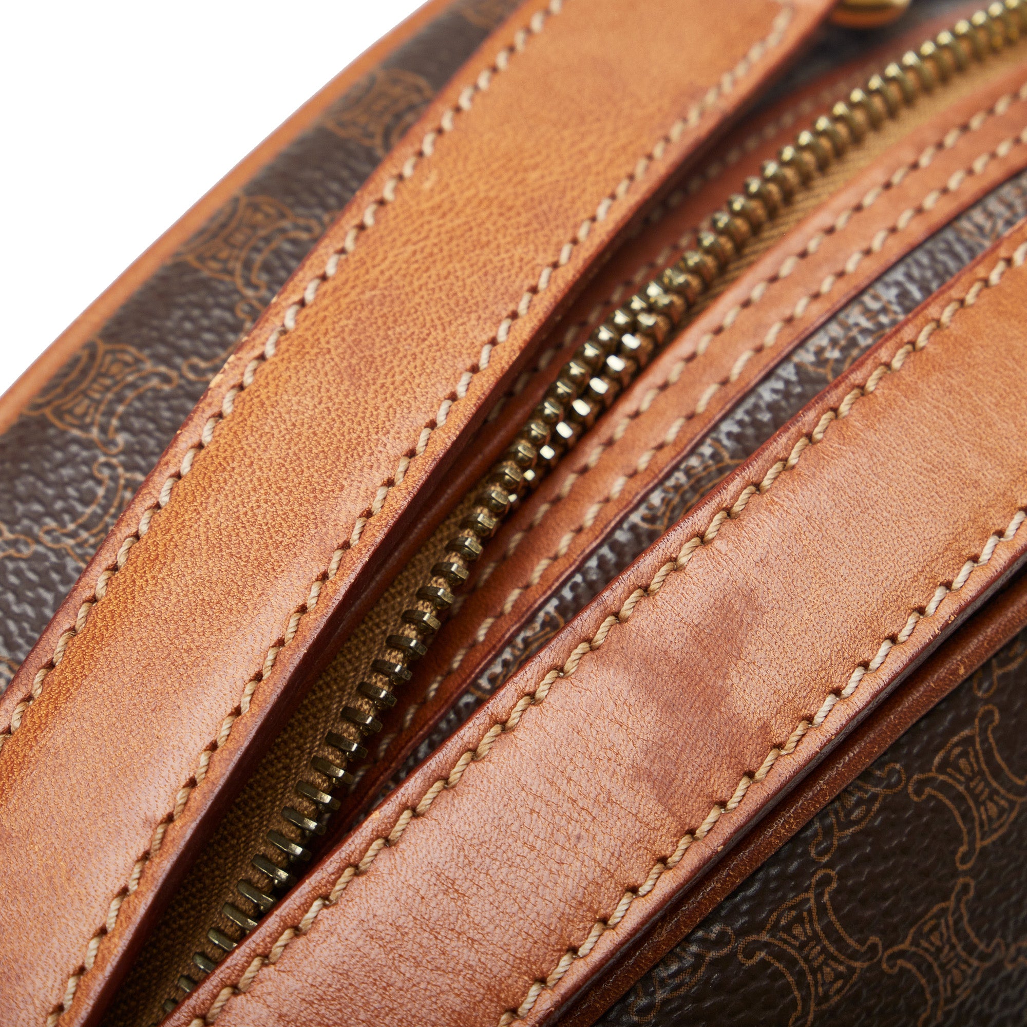 Brown Celine Macadam Long Wallet – Designer Revival