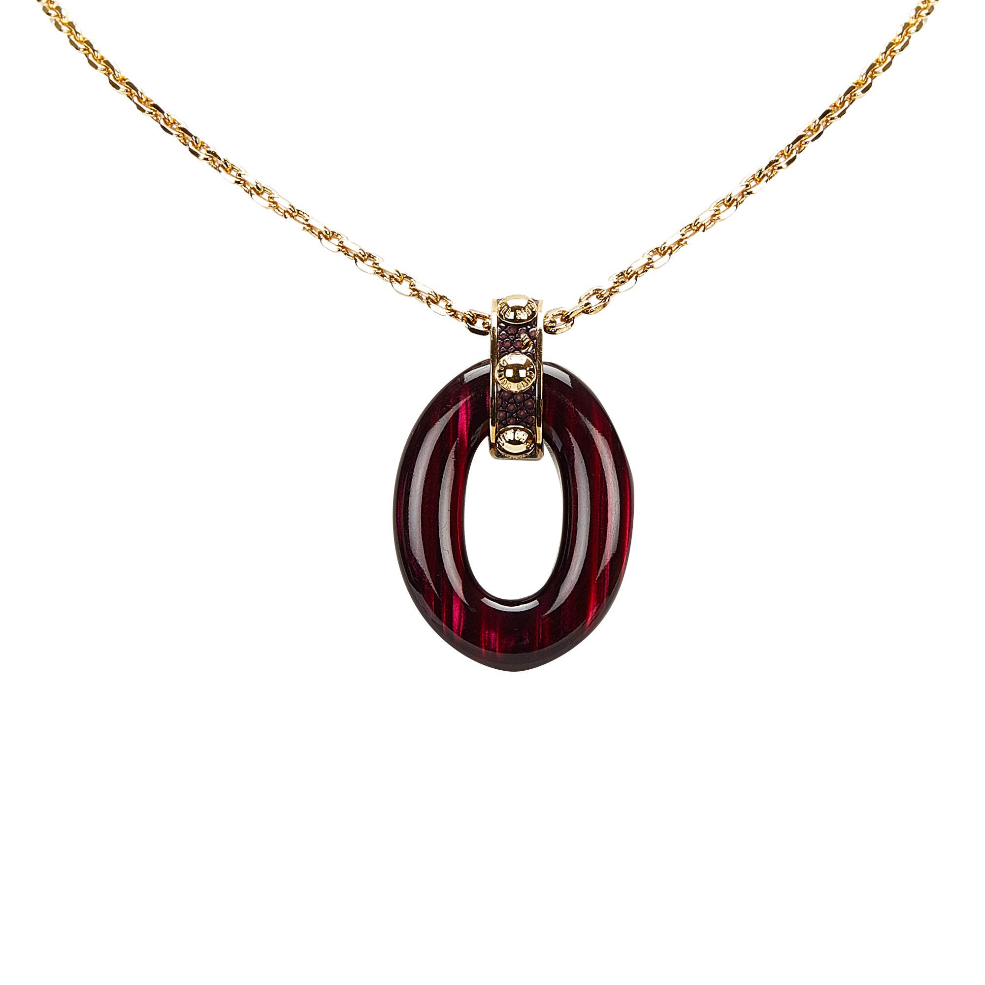 Gold Louis Vuitton Corey Gamble Necklace