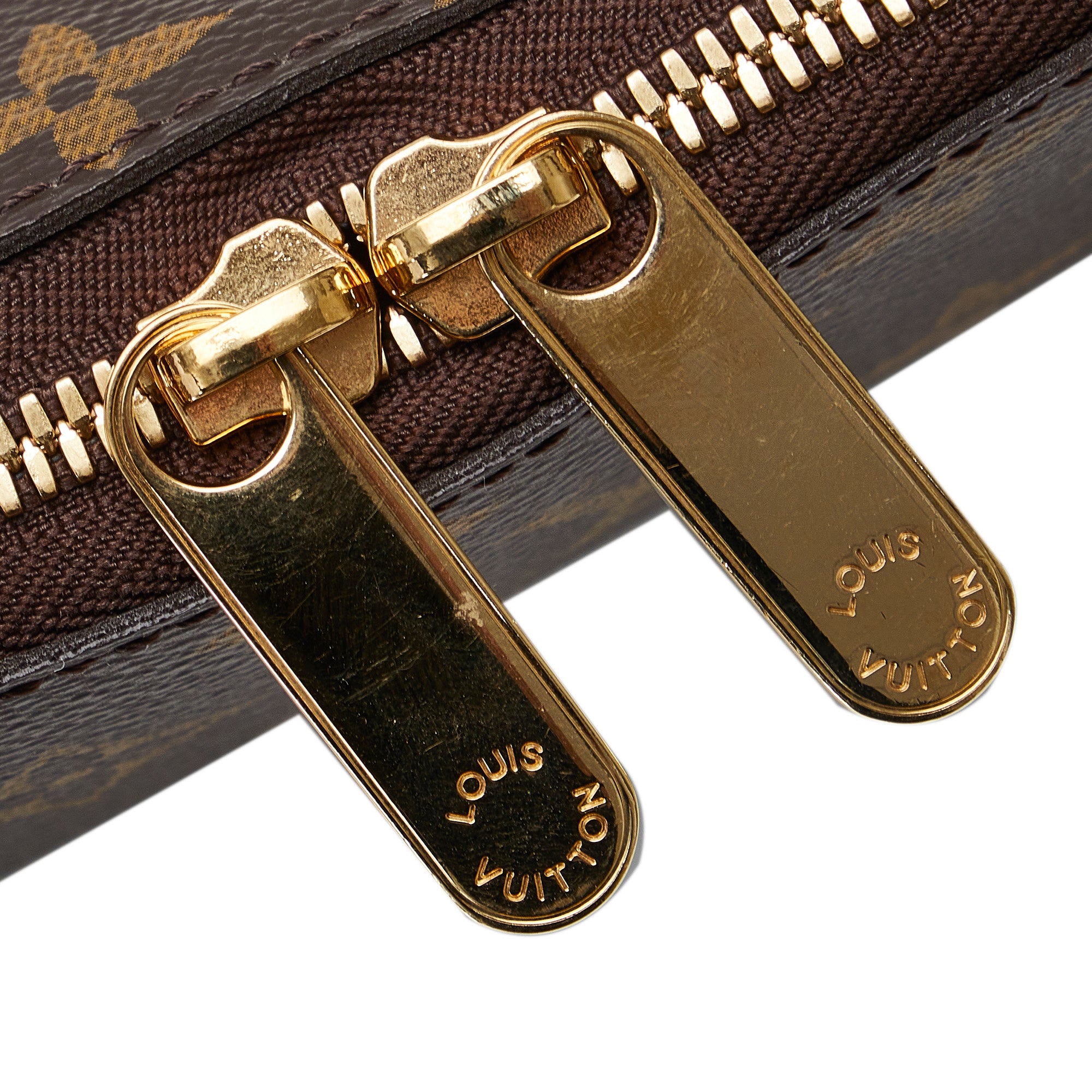 Brown Louis Vuitton Monogram Etui 5 Cravat Tie Case Pouch – Designer Revival