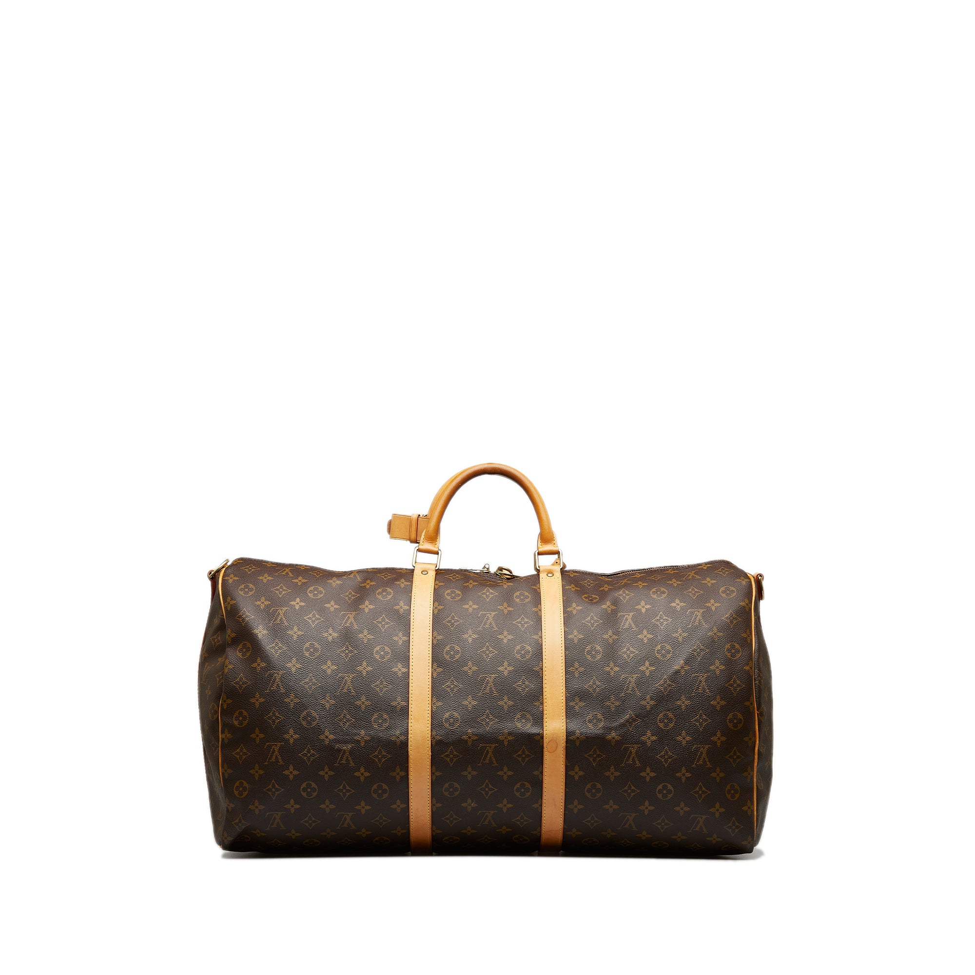 Auth Louis Vuitton Monogram Keepall Bandouliere 45 Travel Hand Bag