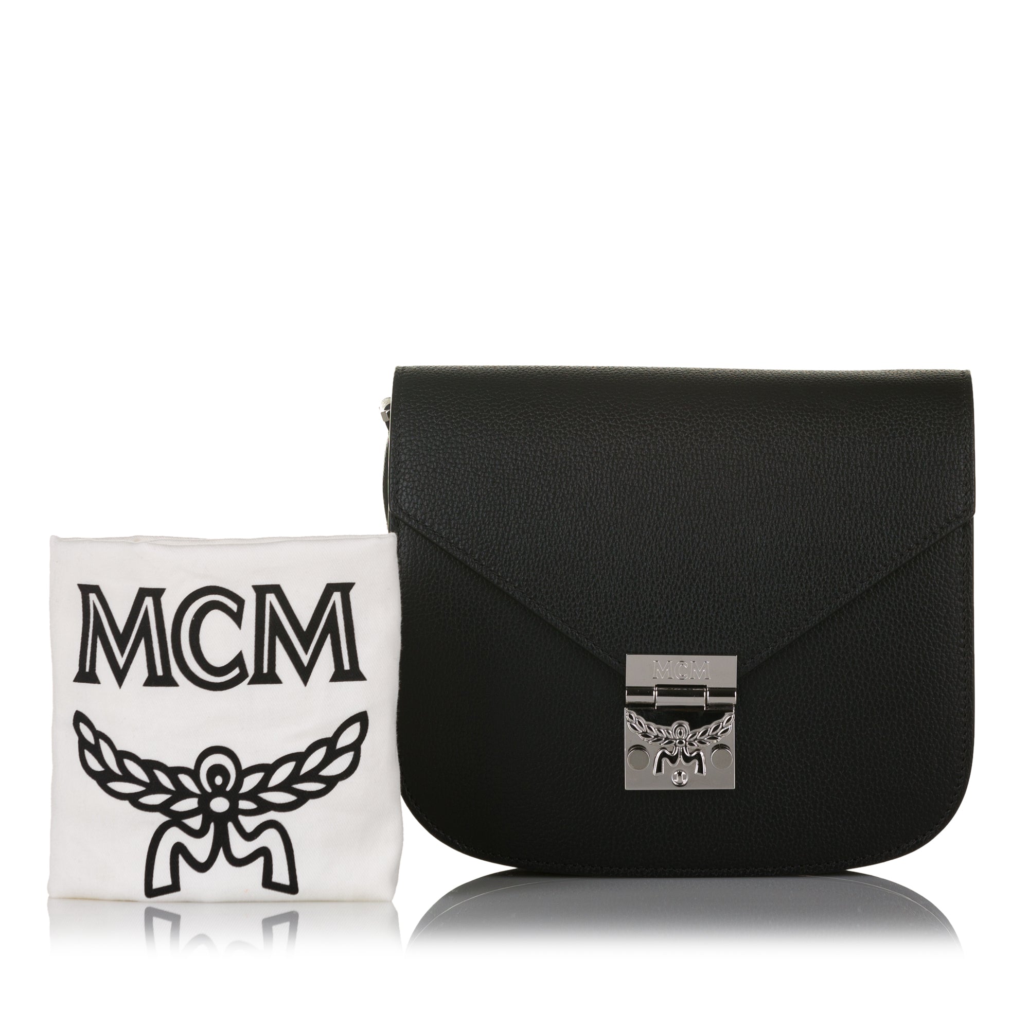 MCM Black Mini Patricia Leather Crossbody Bag, Best Price and Reviews