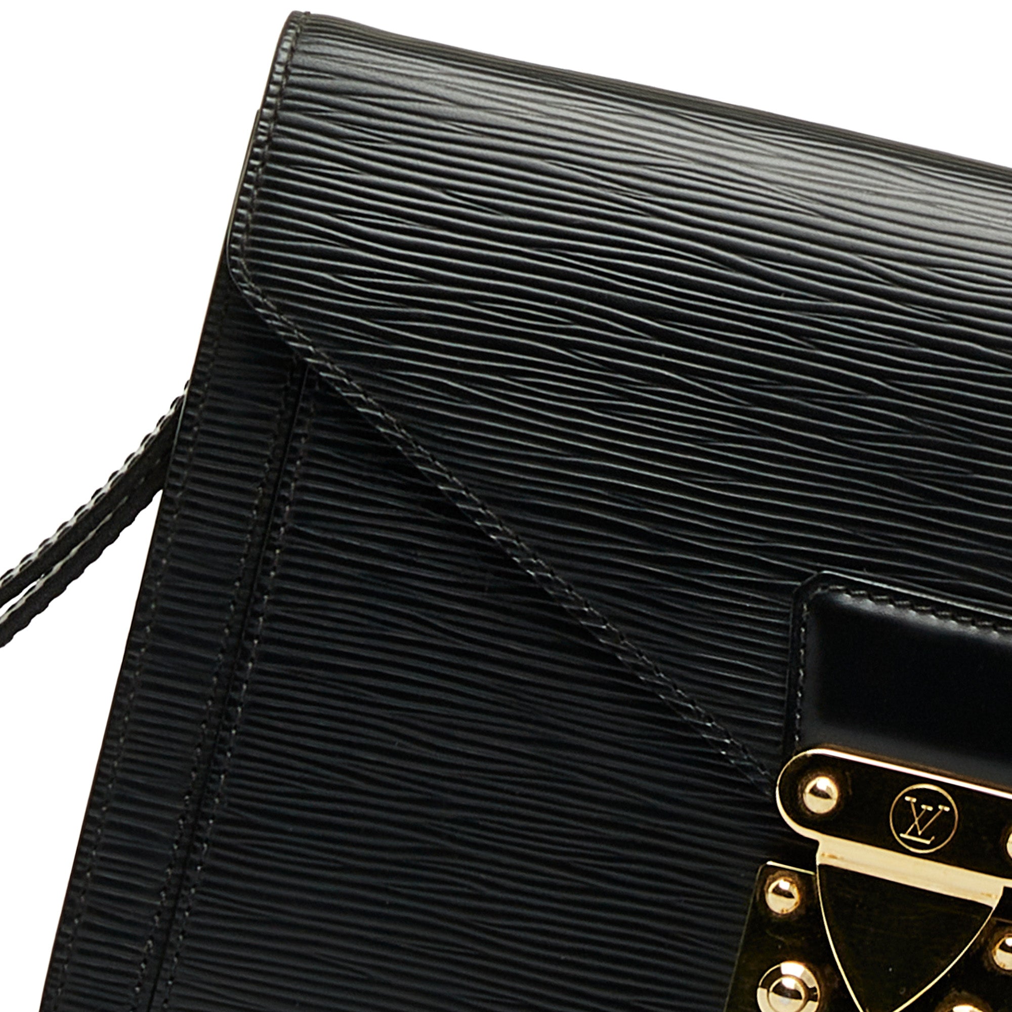 Louis Vuitton, Bags, Louis Vuitton Black Epi Sellier Dragonne On Chain