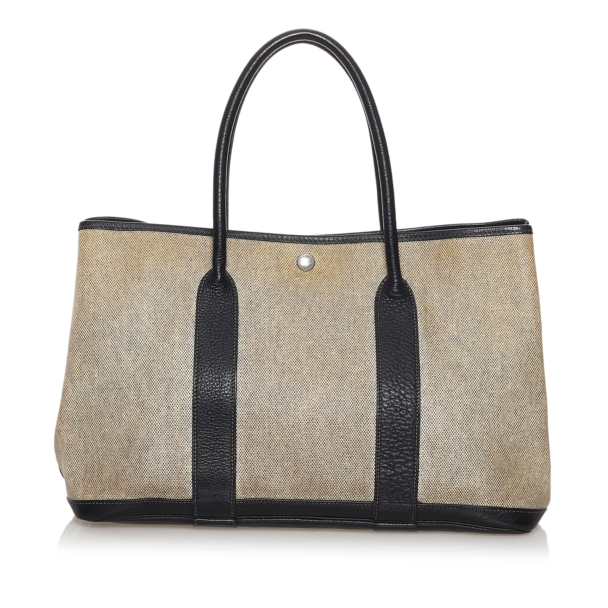 Gray Hermes Garden Party PM Tote Bag | Designer Revival