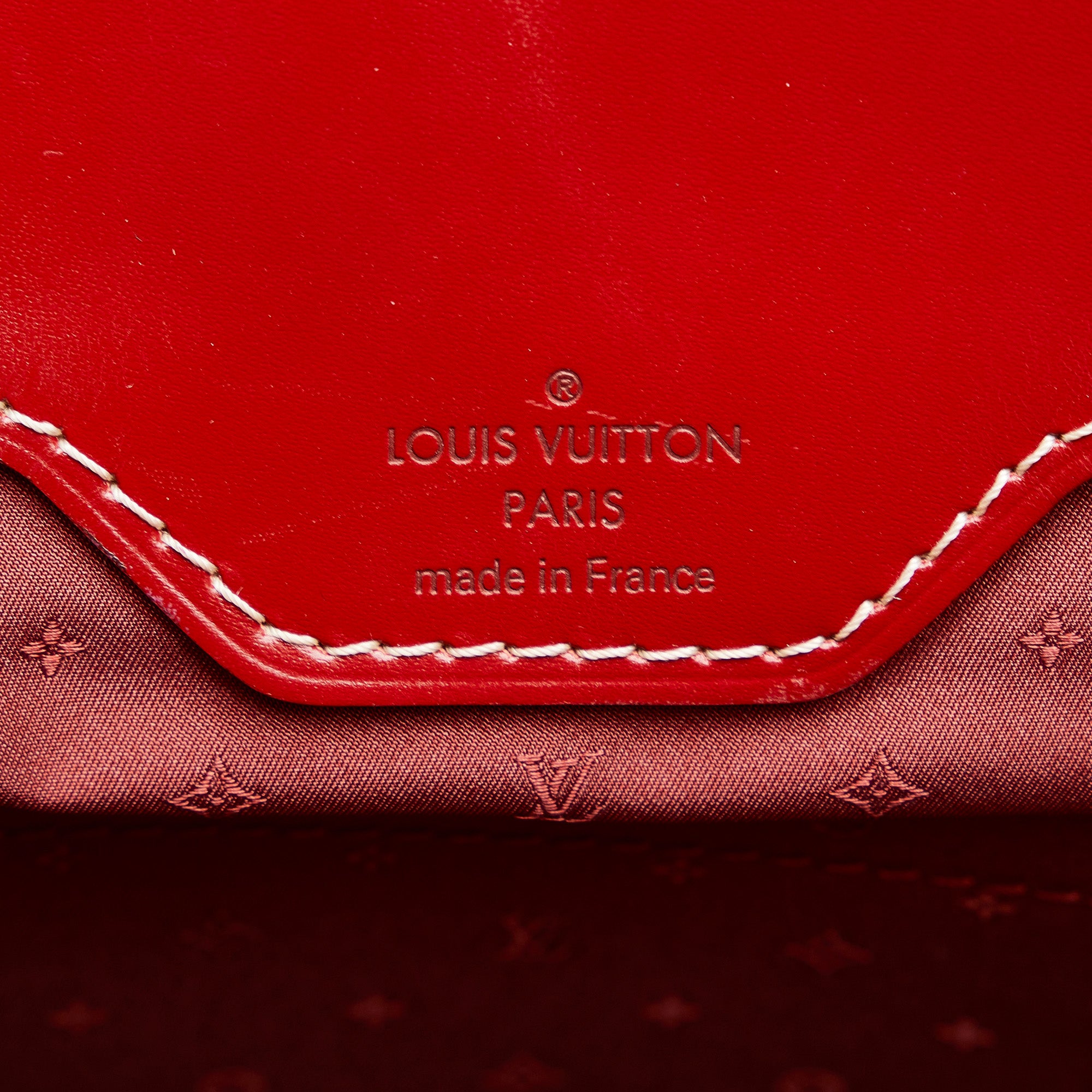 RvceShops Revival, Red Louis Vuitton Suhali L Absolu De Voyage