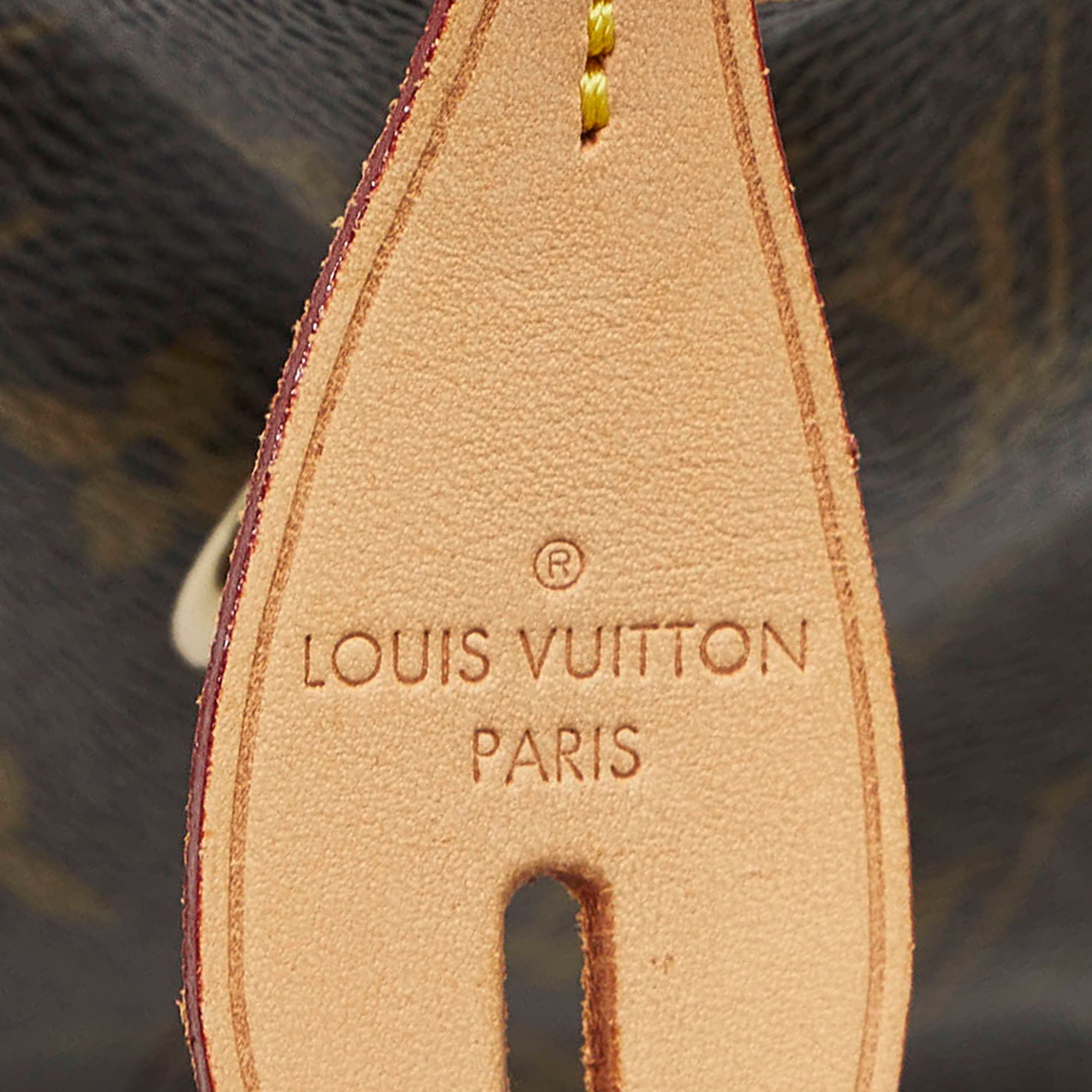 Lockit vertical cloth handbag Louis Vuitton Brown in Cloth - 10450019