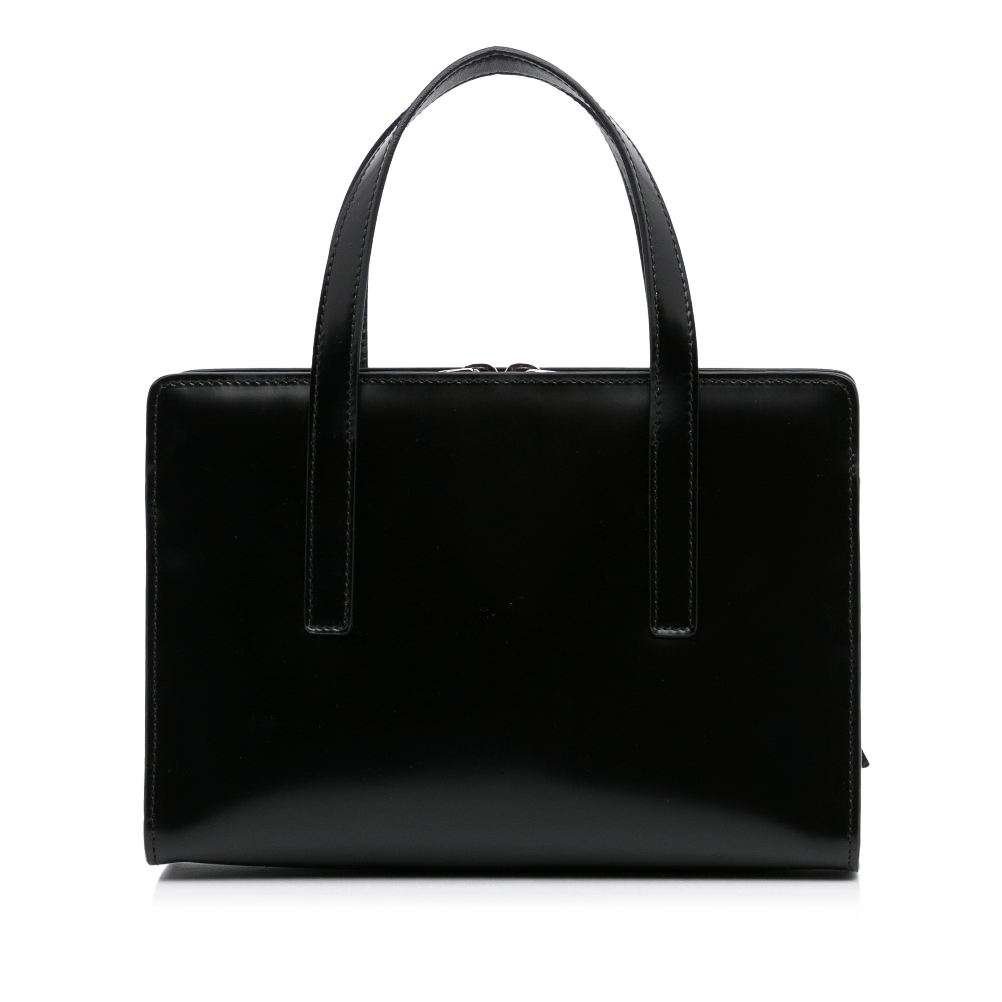 Giorgio Armani - Authenticated Handbag - Silk Black Plain for Women, Very Good Condition