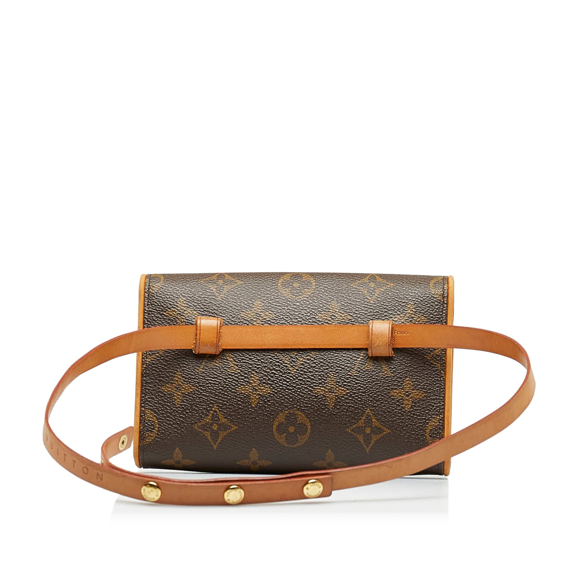 Louis Vuitton Damier Ebene Pochette Florentine - Brown Waist Bags, Handbags  - LOU800117