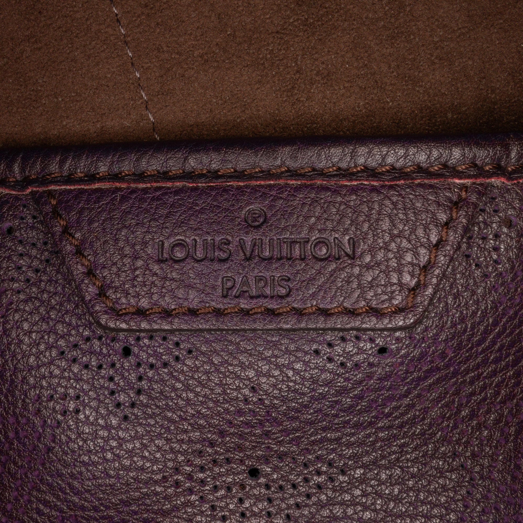 Louis Vuitton Tote Stellar Monogram Mahina Pm Purple