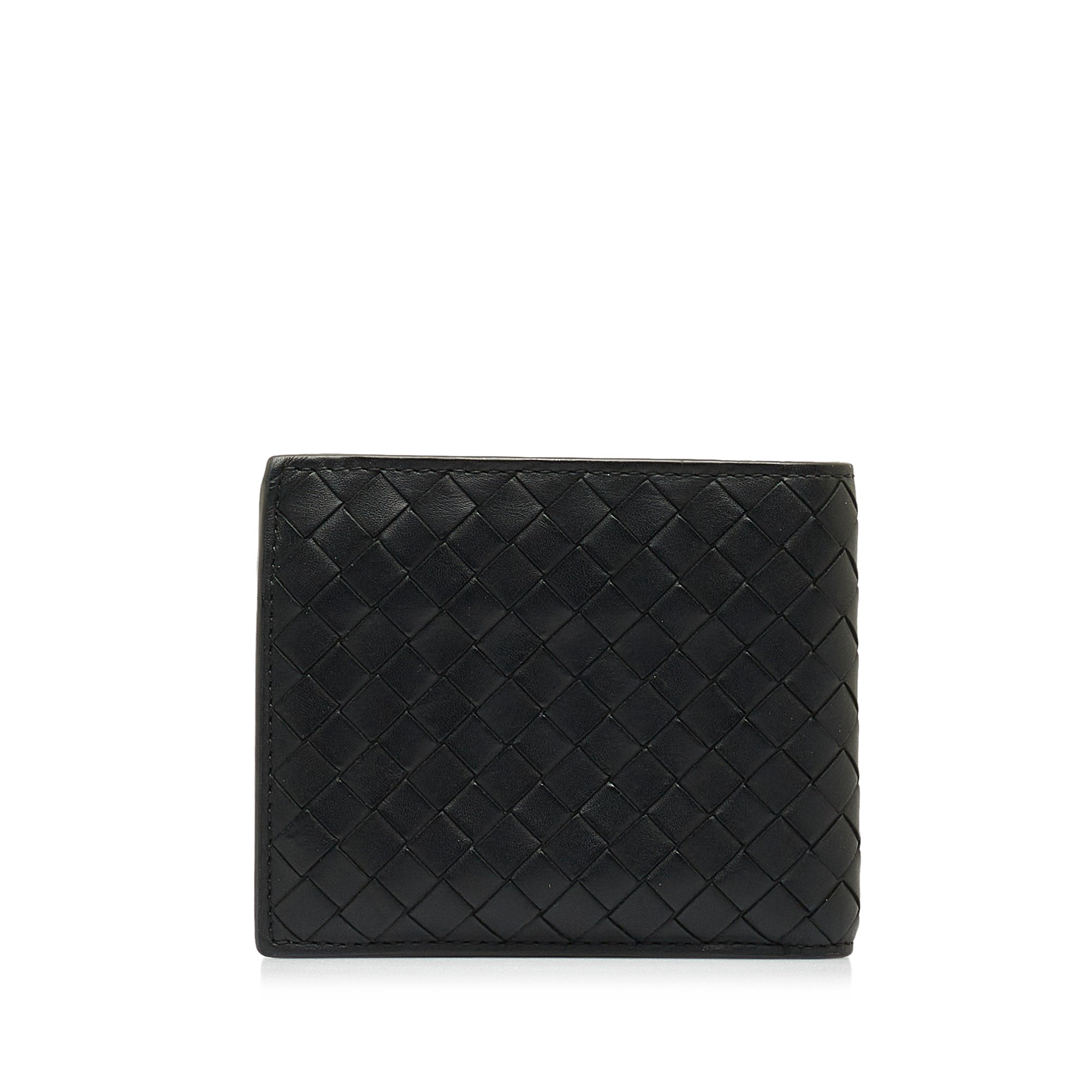 Bottega Veneta Intrecciato Pouch Bag Black in Leather with Gold-tone - US