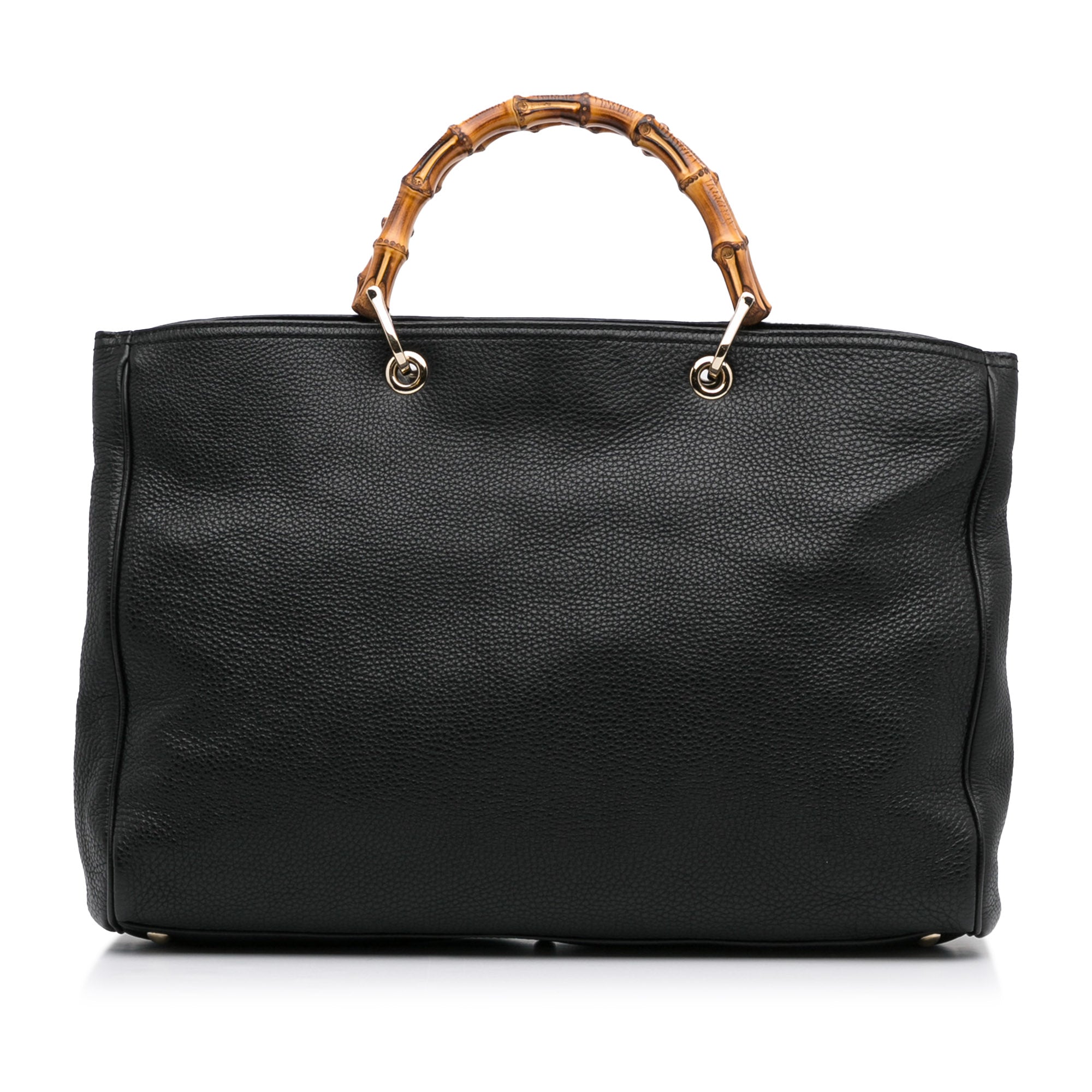 Gucci Bamboo Shopper Boston Bag in Black