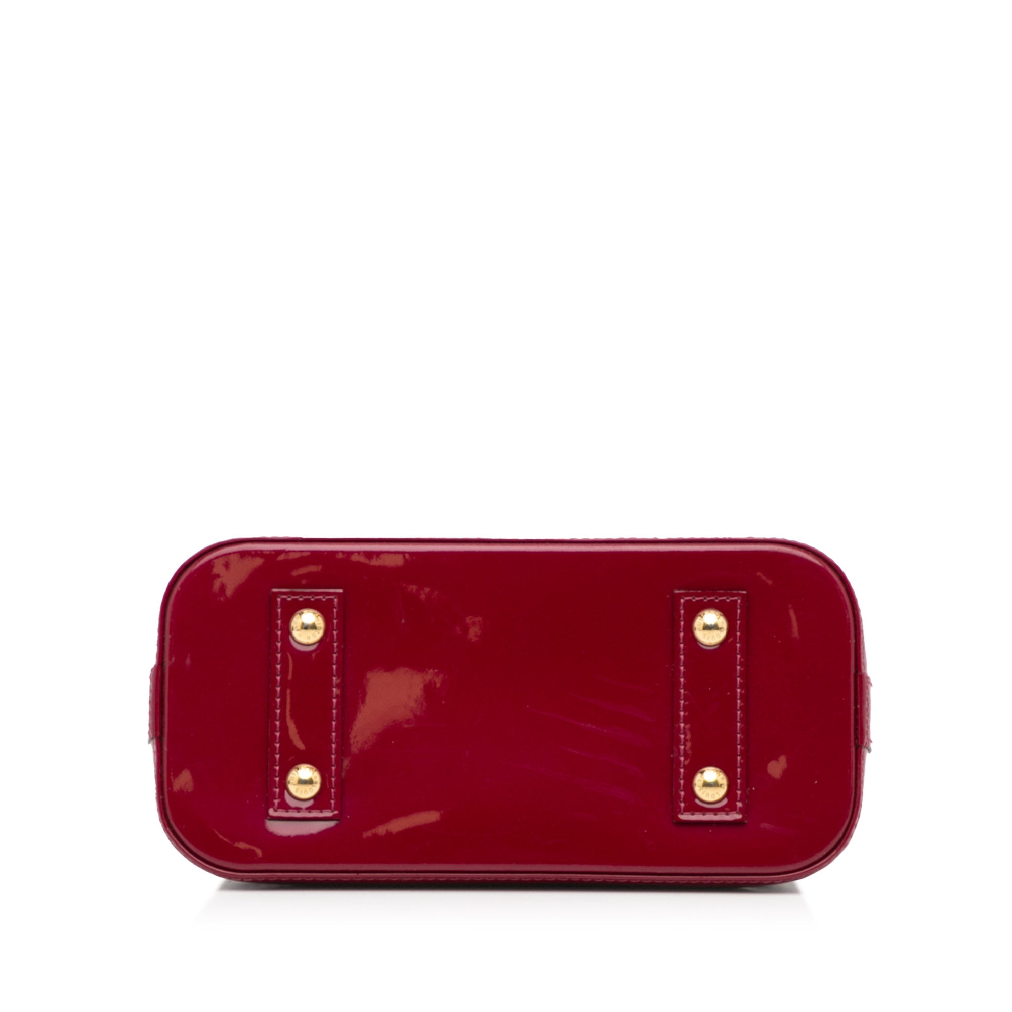 Louis Vuitton Monogram Vernis Alma BB Cherry Red RJL1302