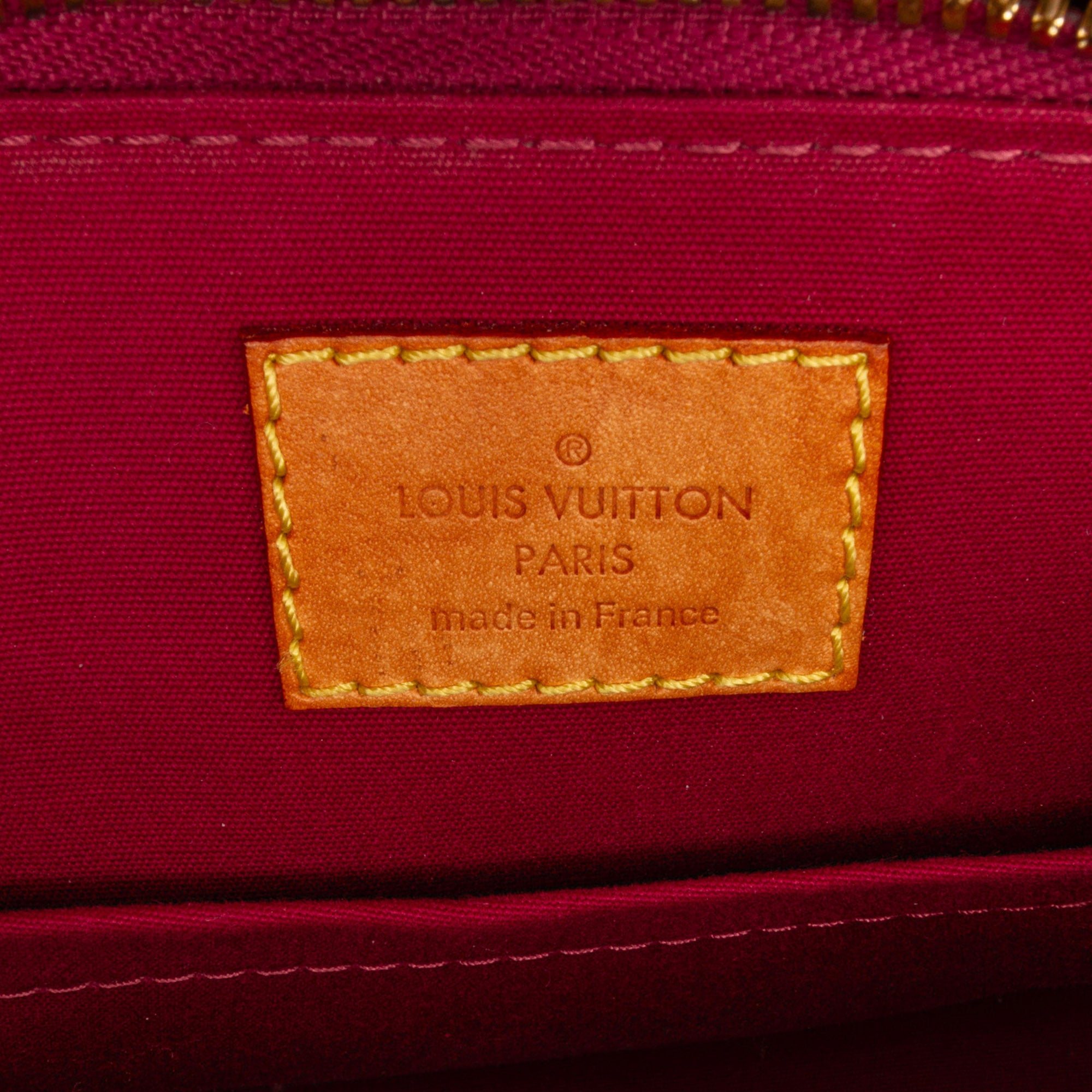 Louis Vuitton Alma Red Vernis Leather BB ref.1005531 - Joli Closet