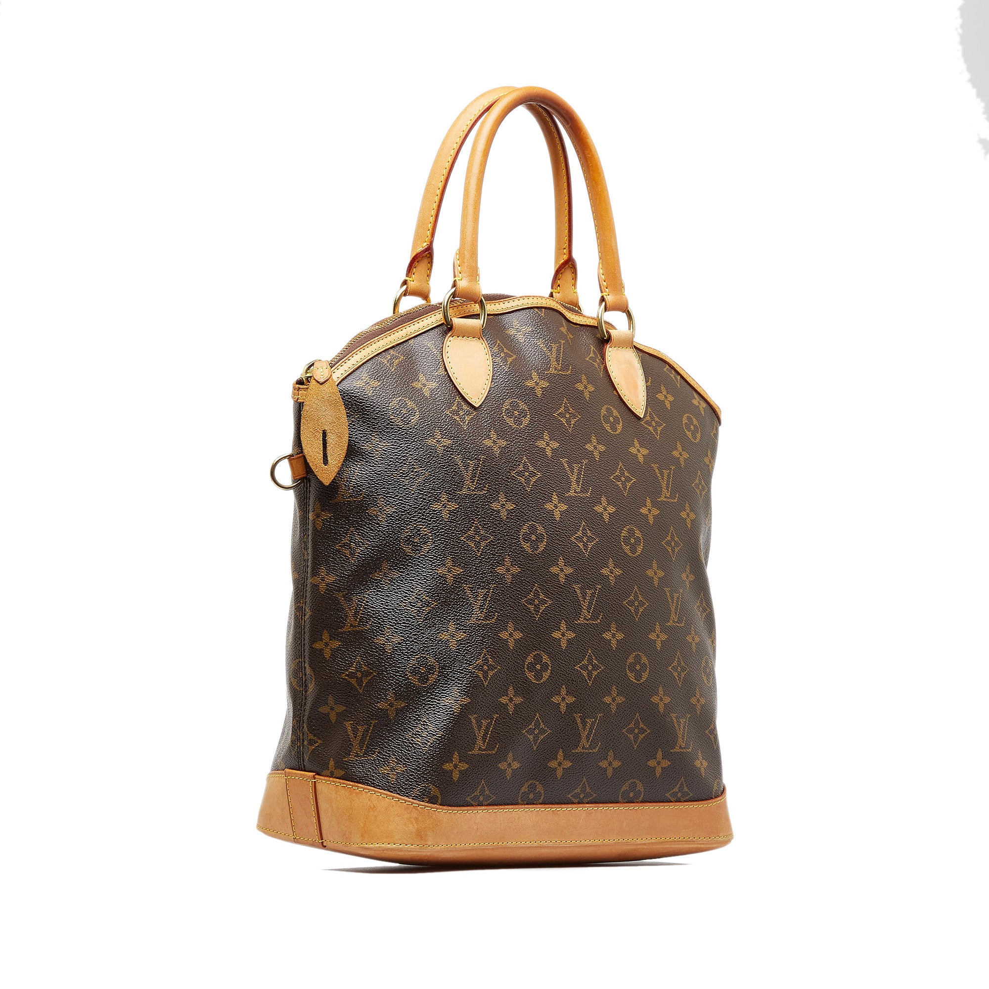 Brown Louis Vuitton Monogram Lockit Vertical Handbag – Designer Revival