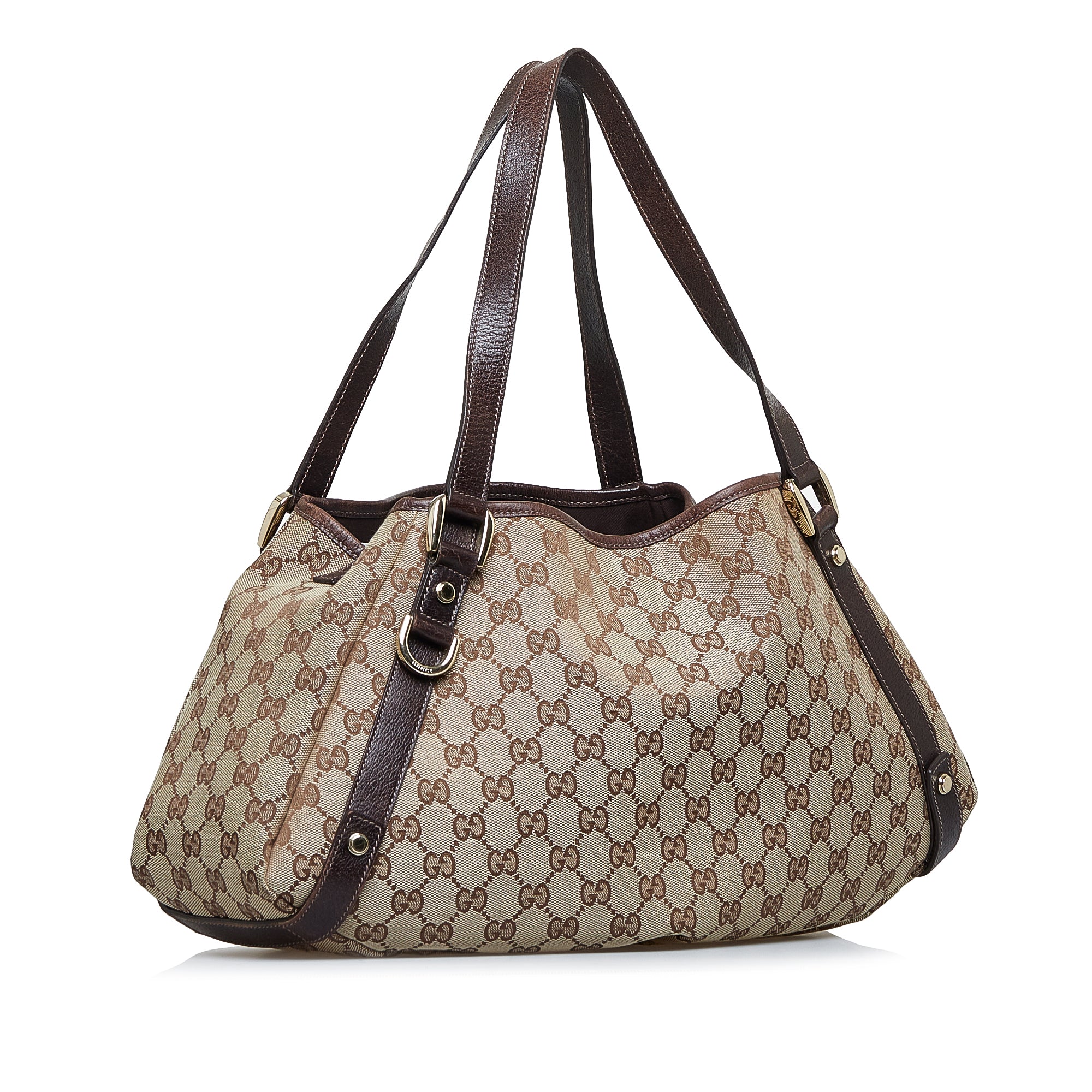 Gucci Medium Abbey D Ring Monogram Hobo Shoulder Bag