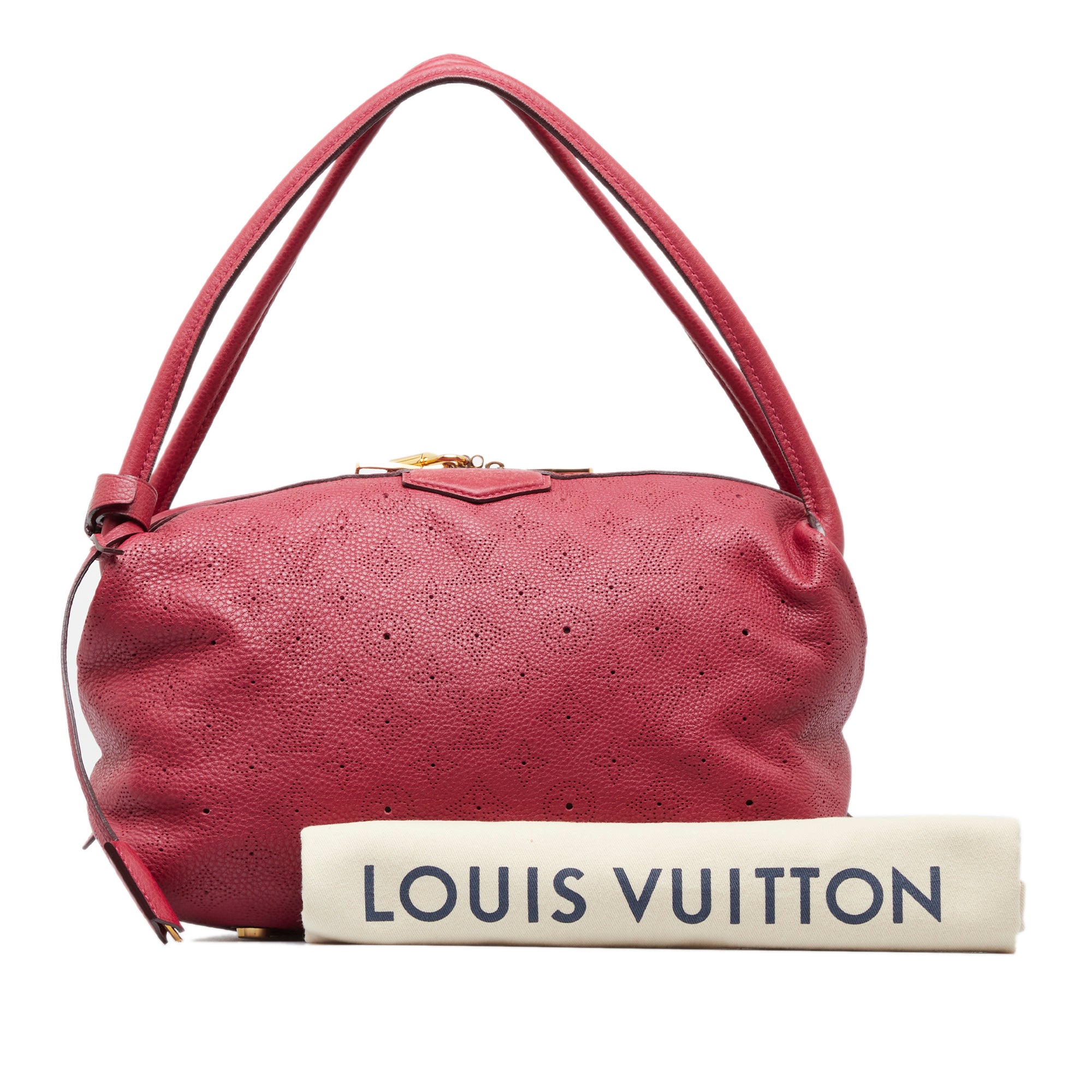 Louis Vuitton Black Monogram Mahina Leather L Bag Louis Vuitton