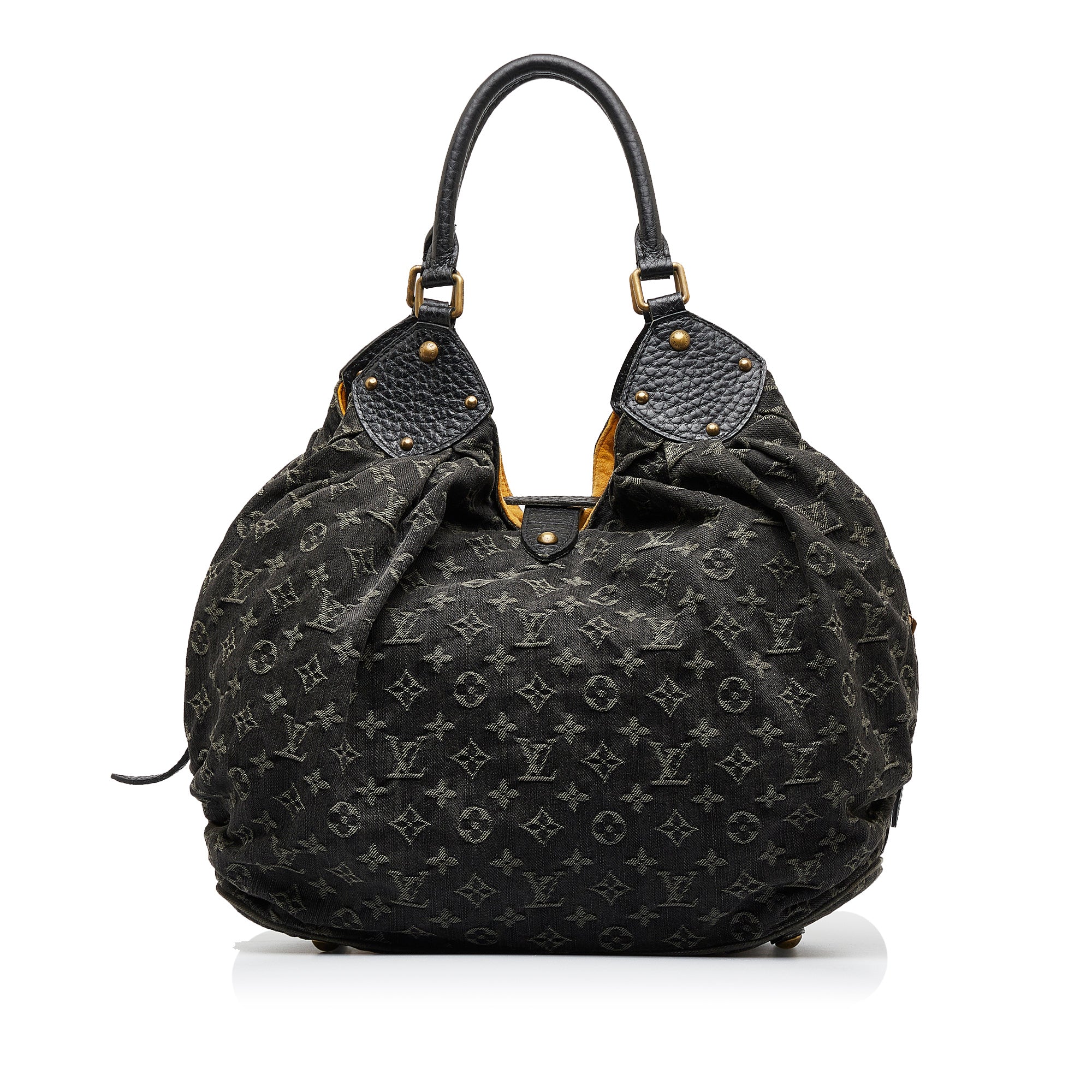 Louis Vuitton Black Mahina Denim Bag