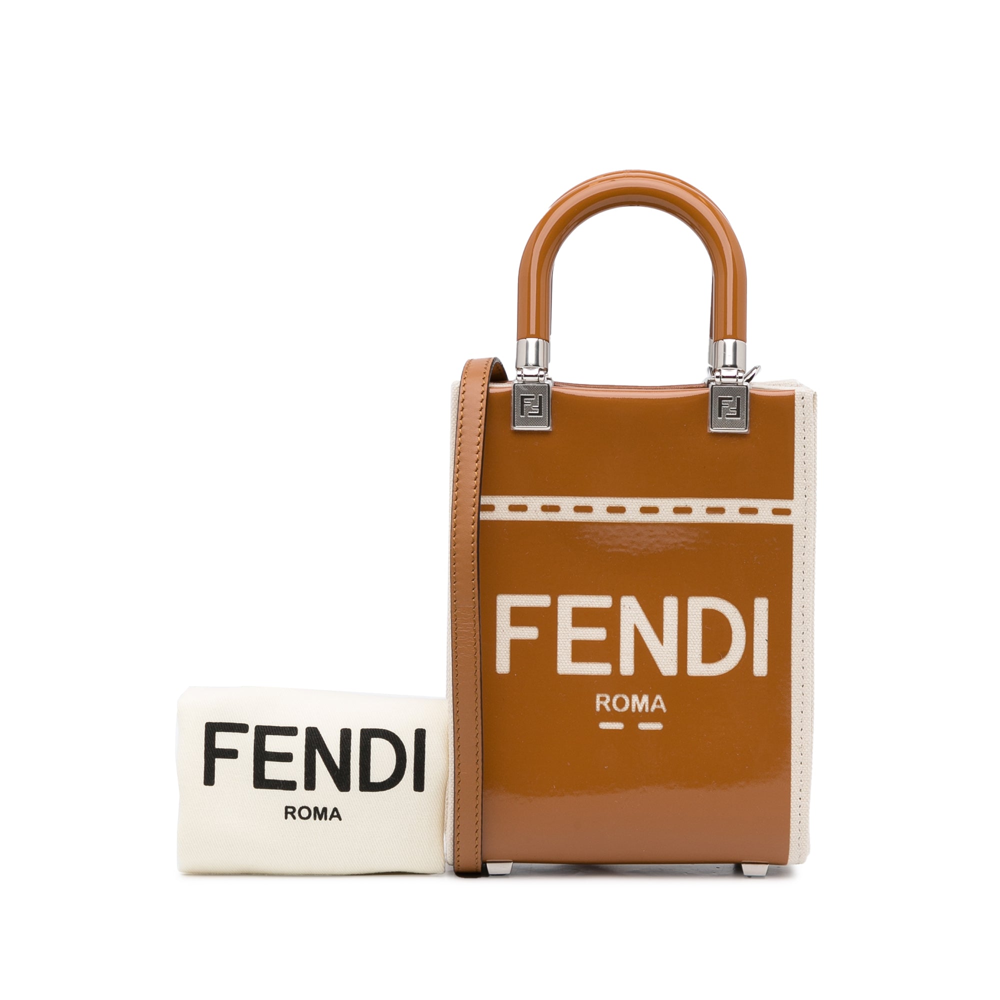 Fendi Women's Sunshine Medium Patent Tote