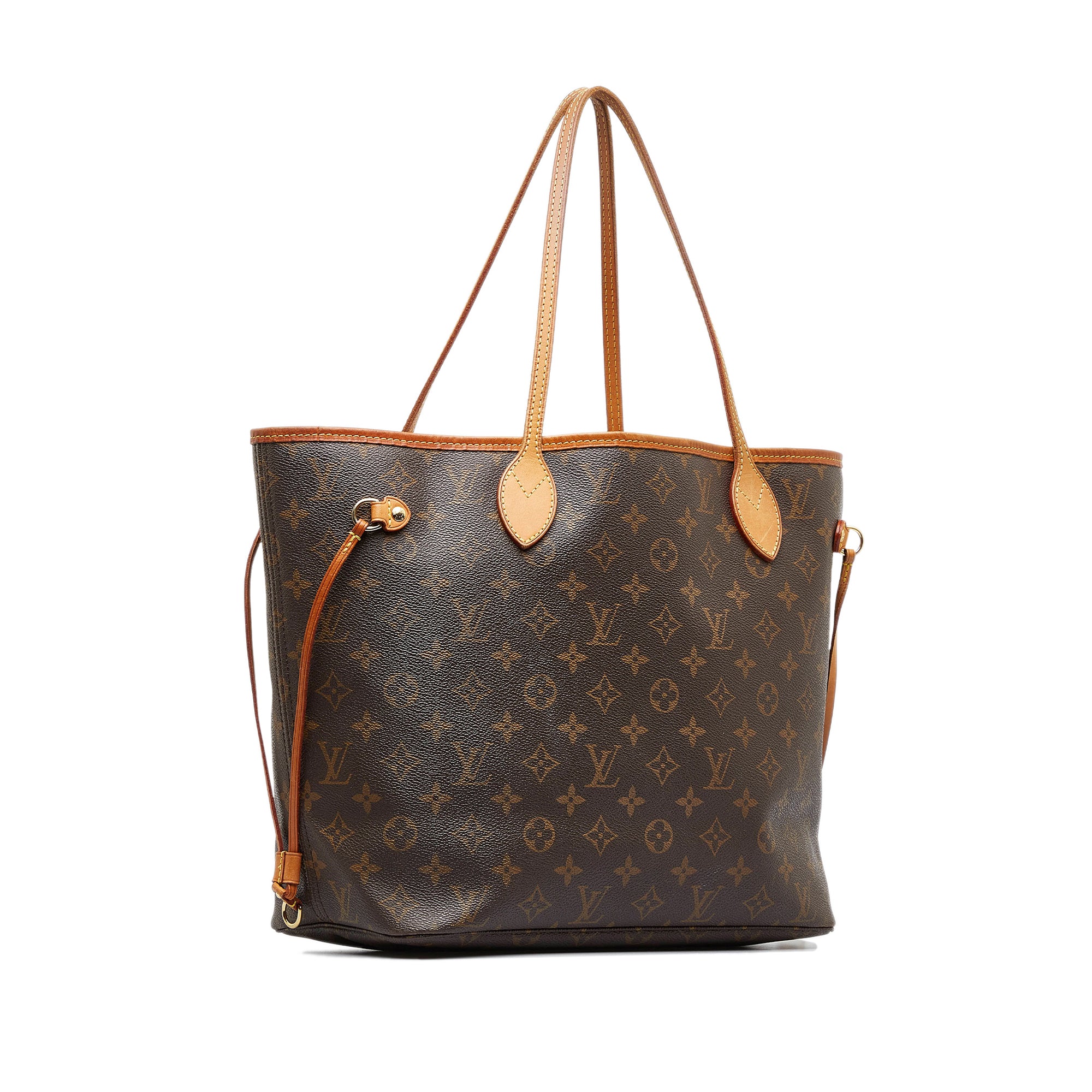 Louis Vuitton Neverfull Medium Model Shopping Bag in Brown Monogram