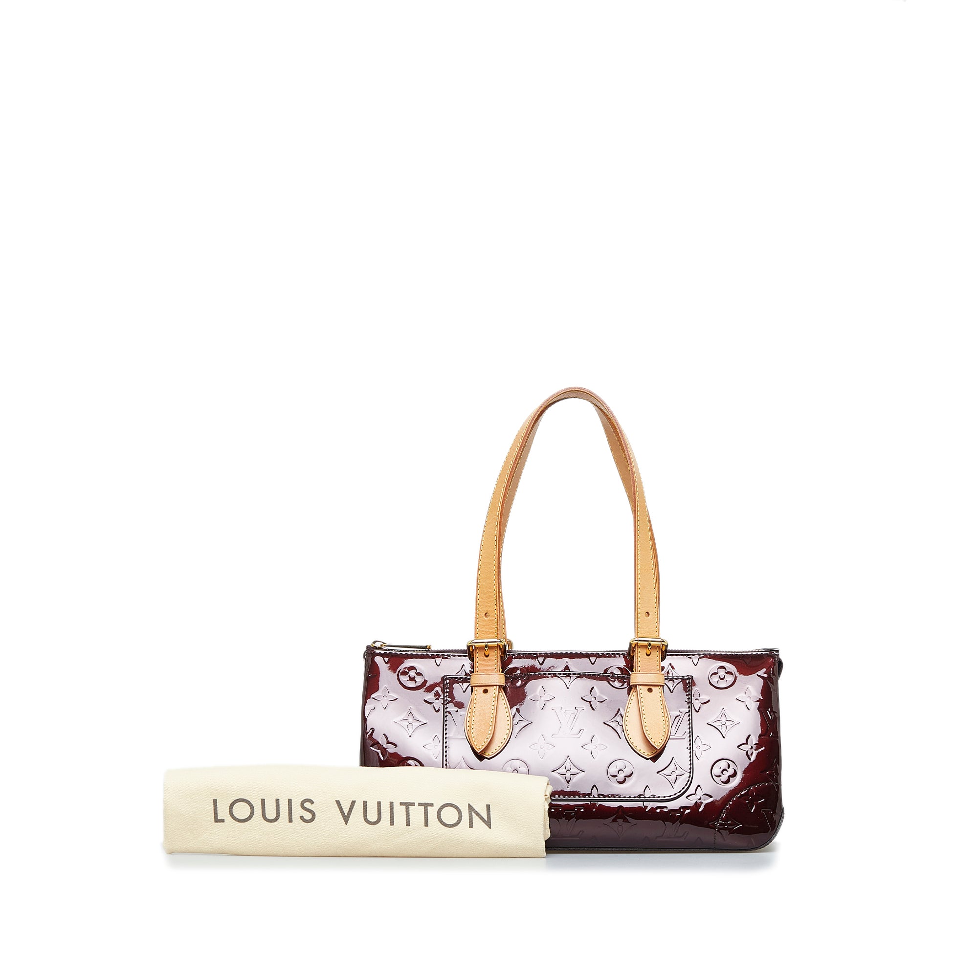 LOUIS VUITTON Rosewood Amarante Monogram Vernis Shoulder Bag