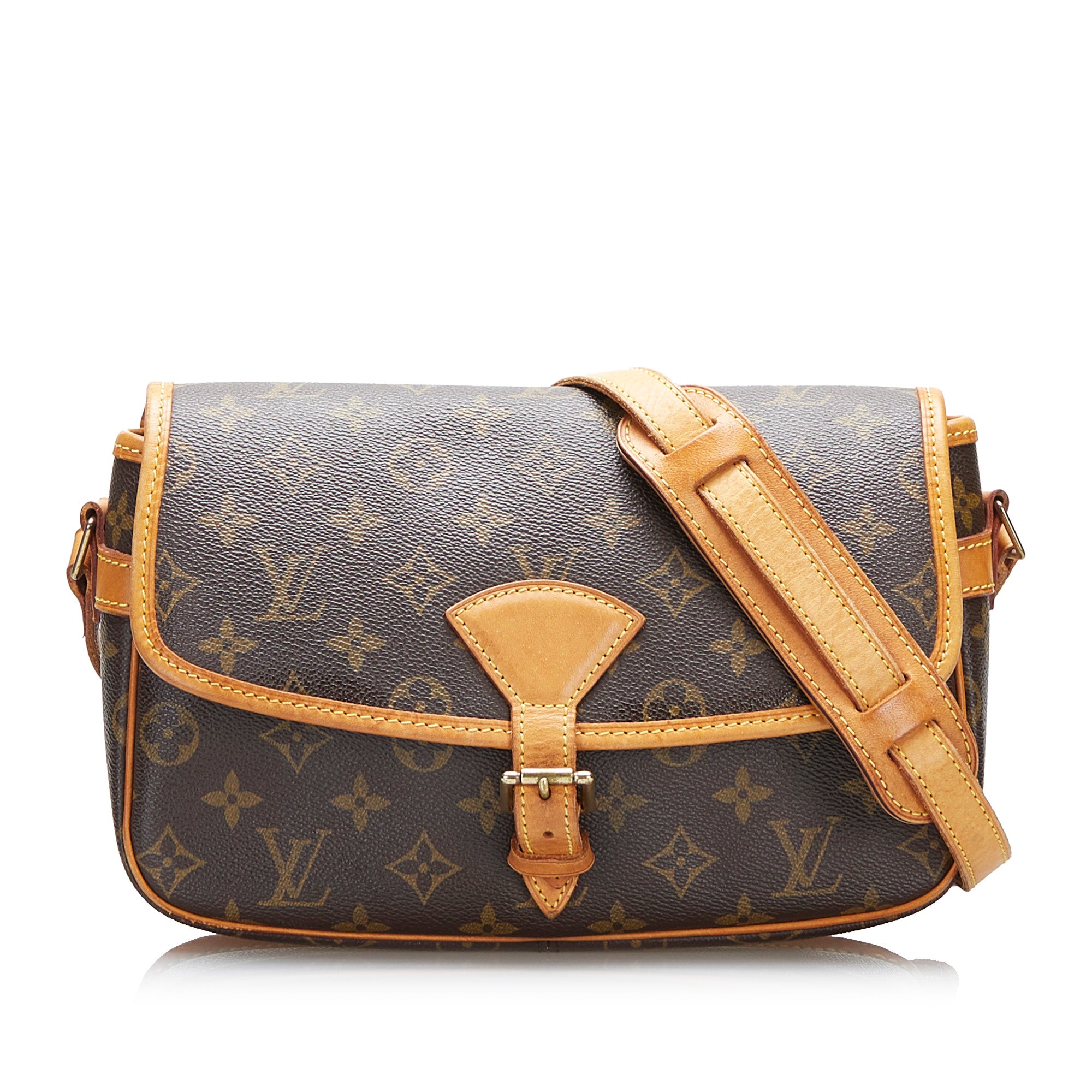 LOUIS VUITTON Sologne Monogram Canvas Shoulder Crossbody Bag Brown-US