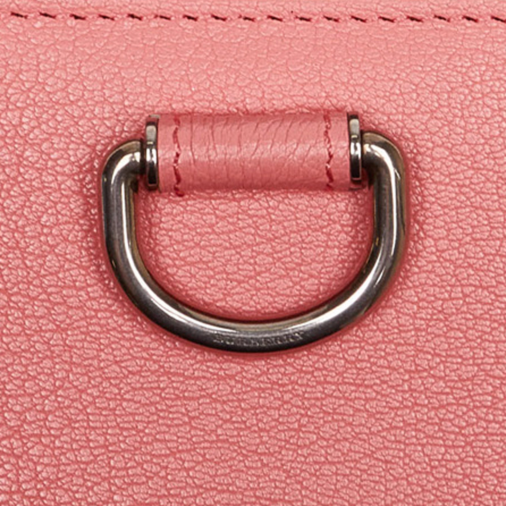 Pink Burberry Highbury Leather Continental Wallet – Designer Revival