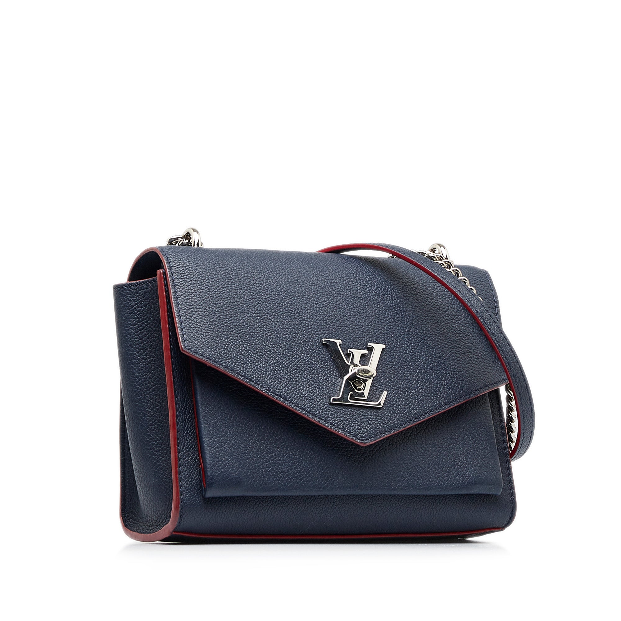 Louis Vuitton pre-owned red Leather Lockme II BB cross-body bag
