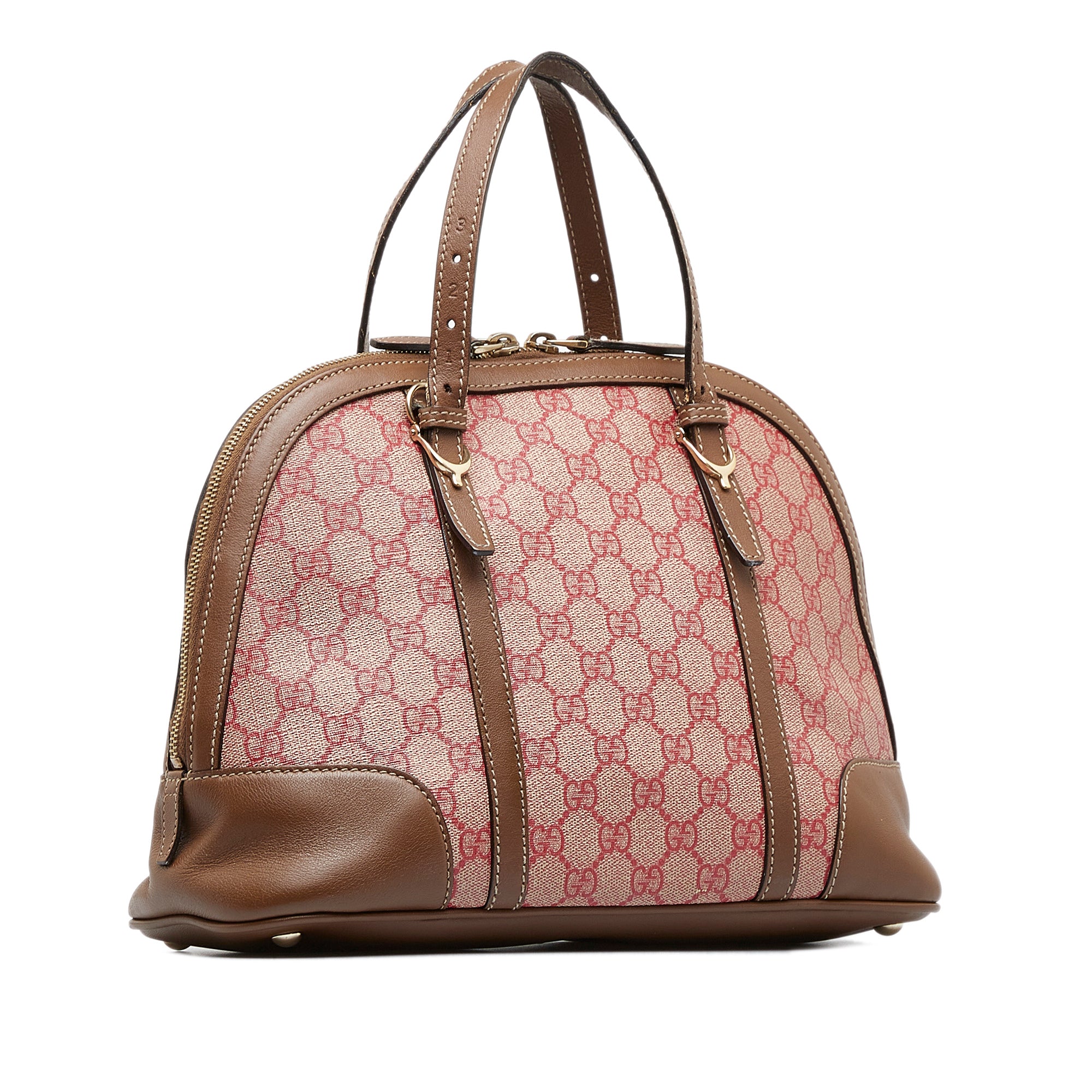 Gucci Mini Dome Microguccissima GG Leather Crossbody Top Handle Bag