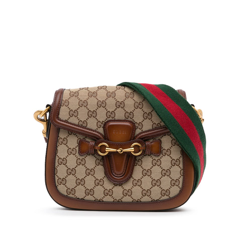 Gucci GG canvas and leather jacket