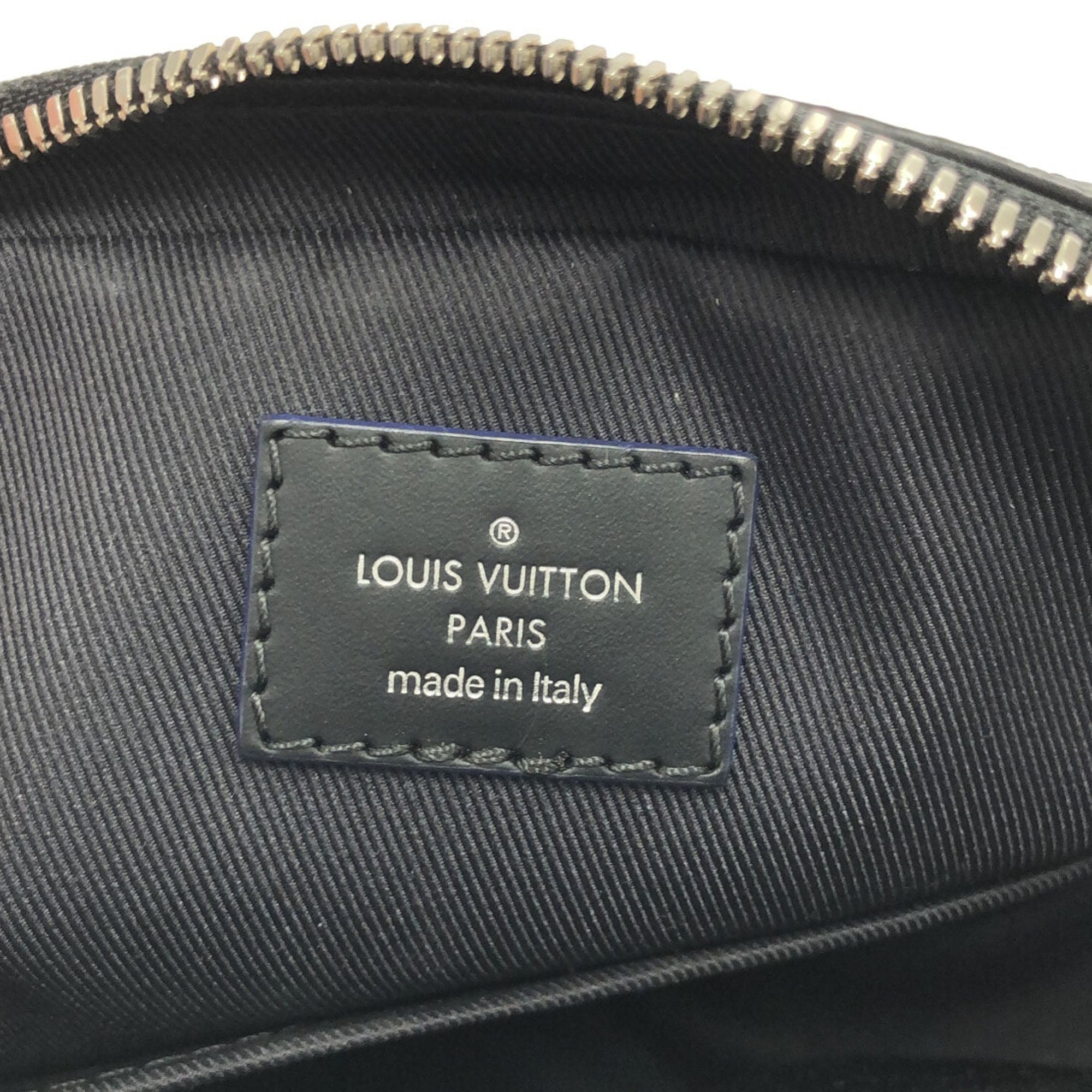 Louis Vuitton Danube PM Slim Damier Ebene Crossbody Bag Brown