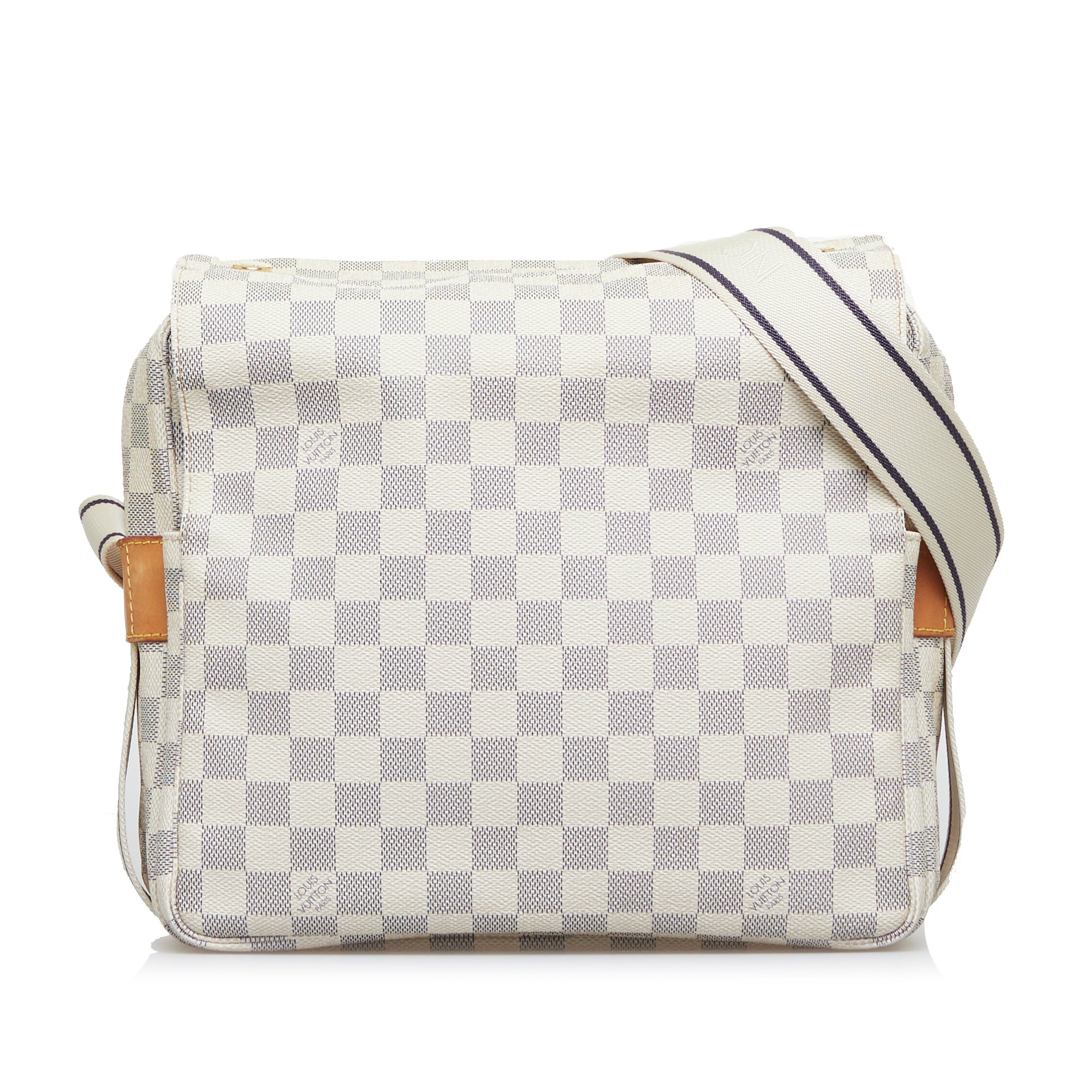 Louis Vuitton Naviglio Shoulder Messenger Bag(White)