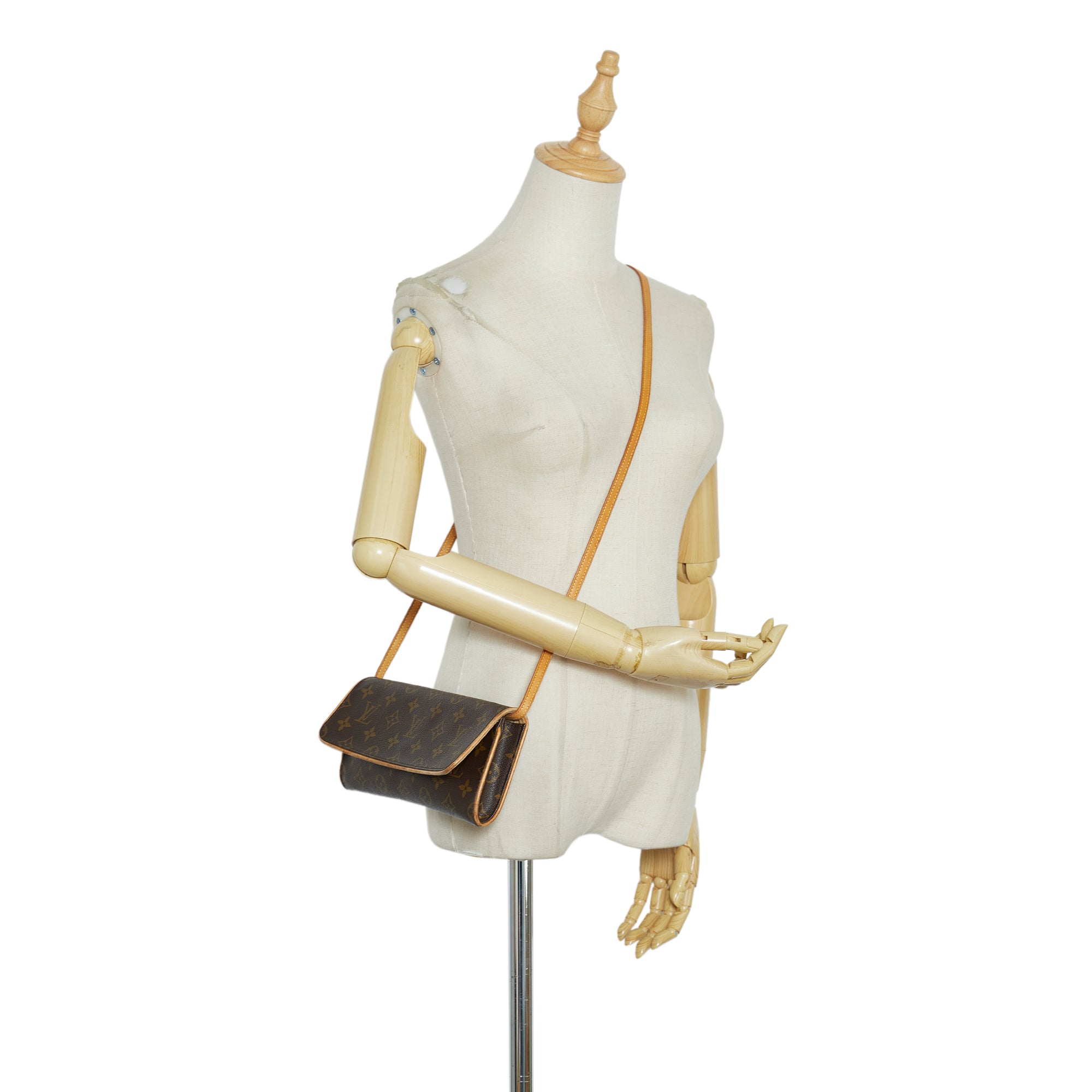 Louis Vuitton, Bags, Authentic Louis Vuitton Monogram Pochette Twin Pm  Shoulder Bag