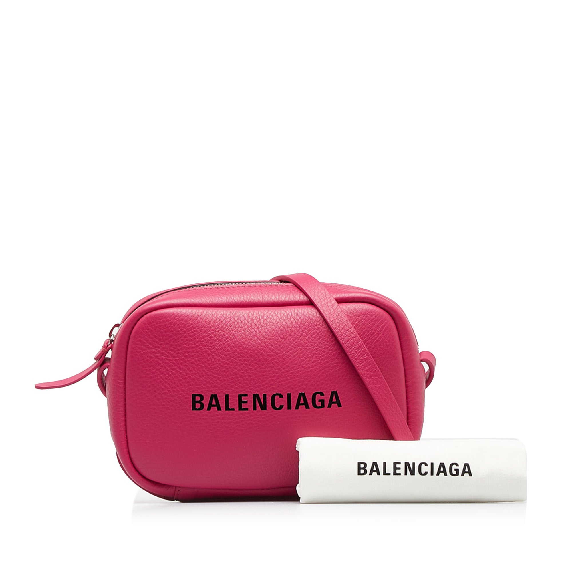 Black Balenciaga Everyday XS Camera Leather Crossbody Bag