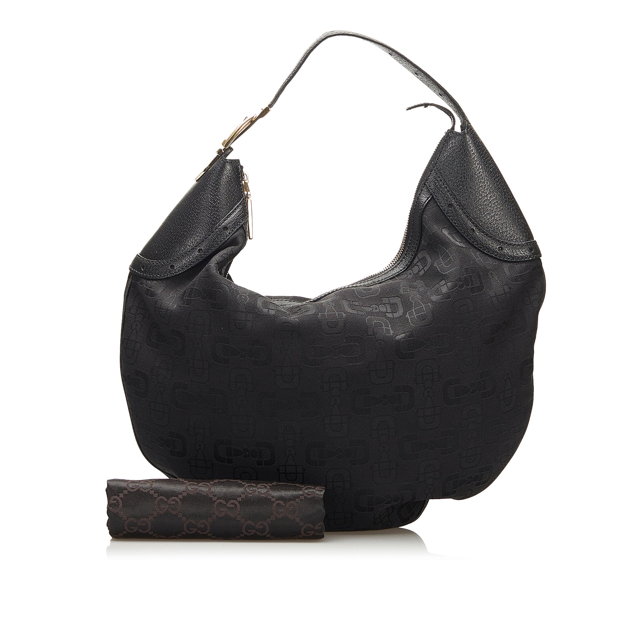 Black Gucci Horsebit Glam Hobo – Designer Revival